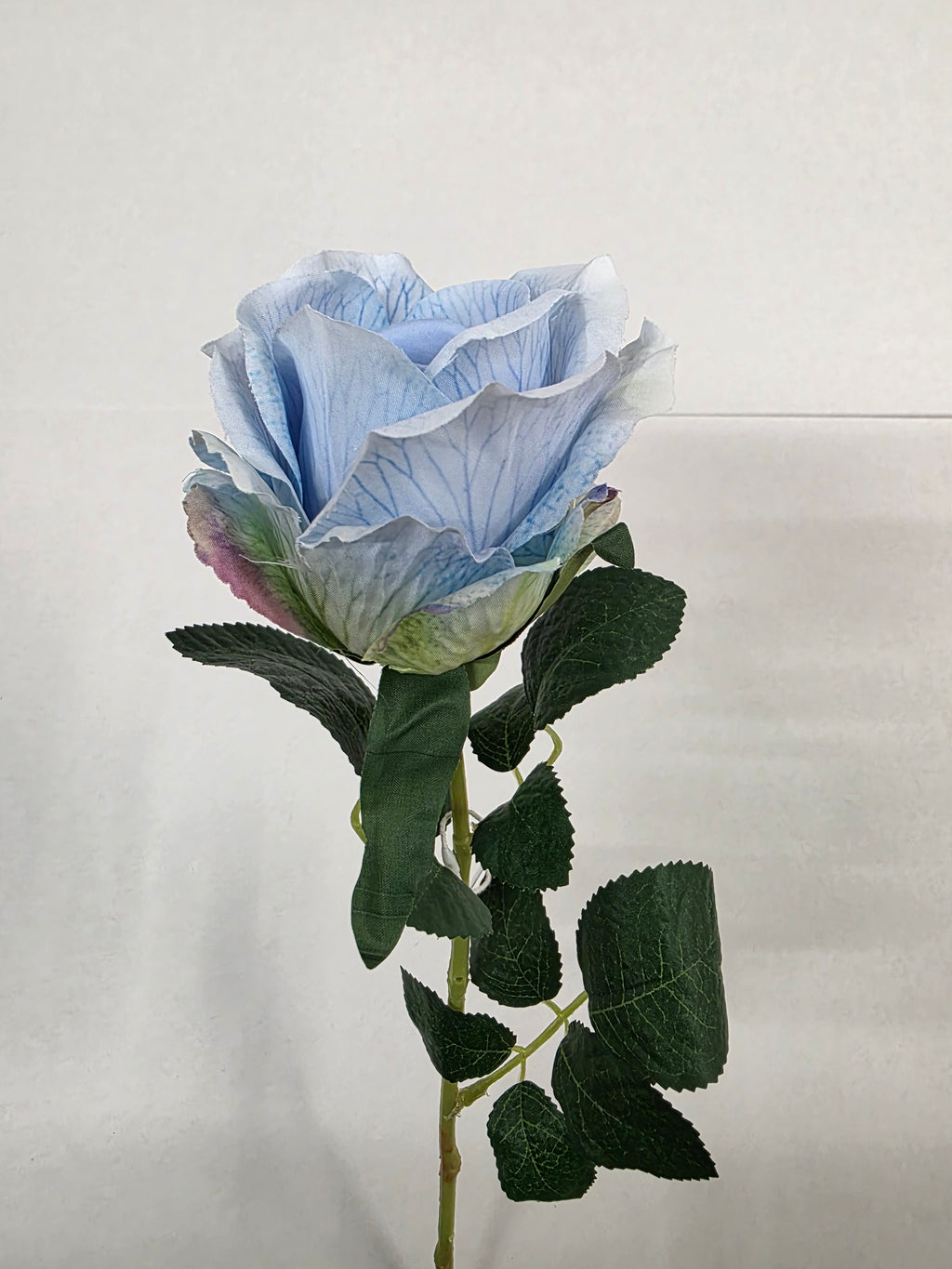 Artificial Essential Garden Rose Tonal Ice Blue (PACK OF 4)