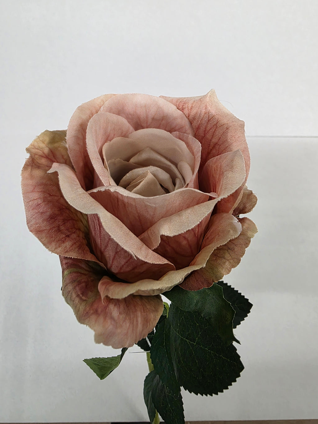 Artificial Essential Garden Rose Vintage Blush (PACK OF 4)