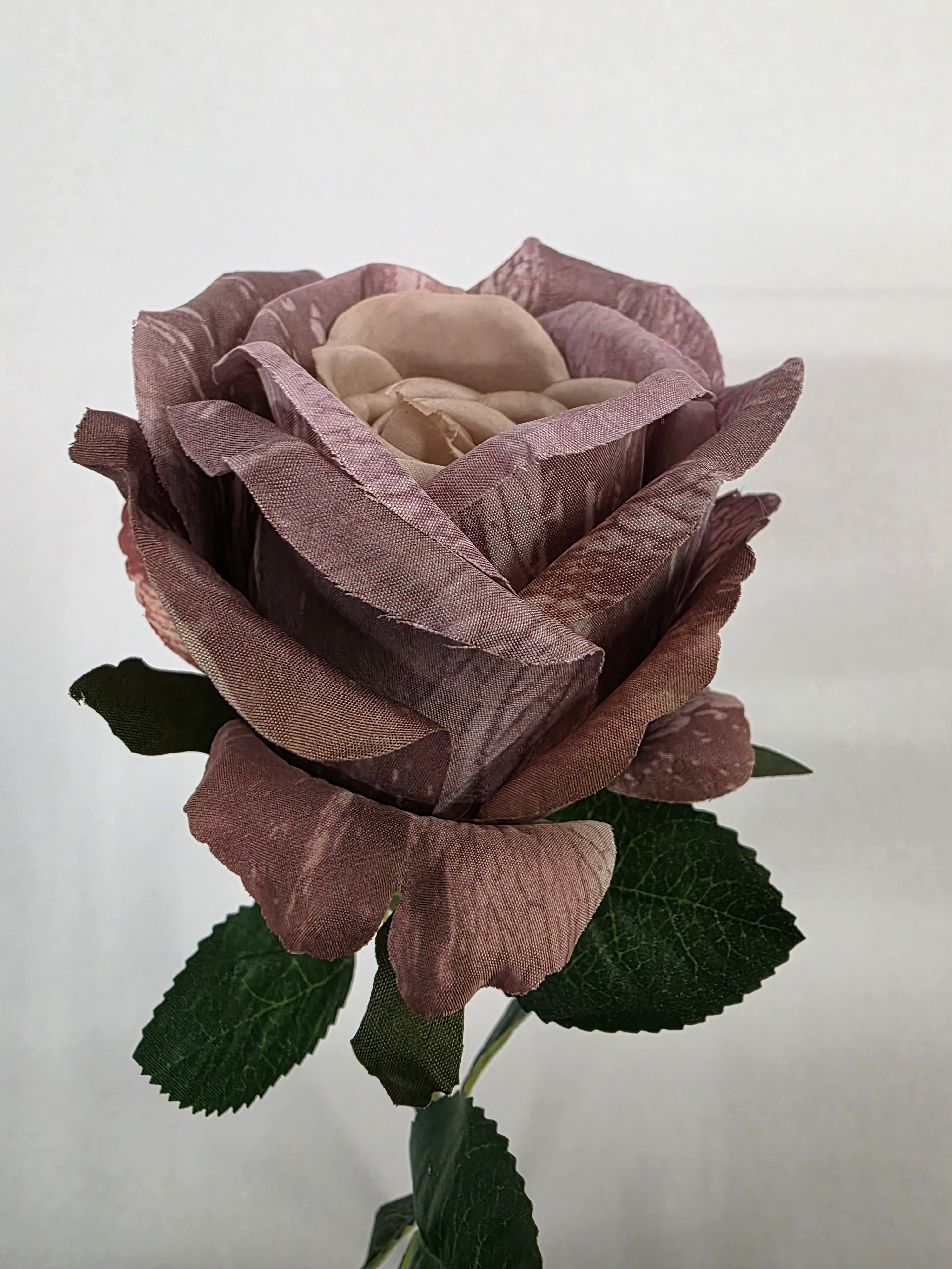 Artificial Essential Garden Rose Vintage Taupe (PACK OF 4)