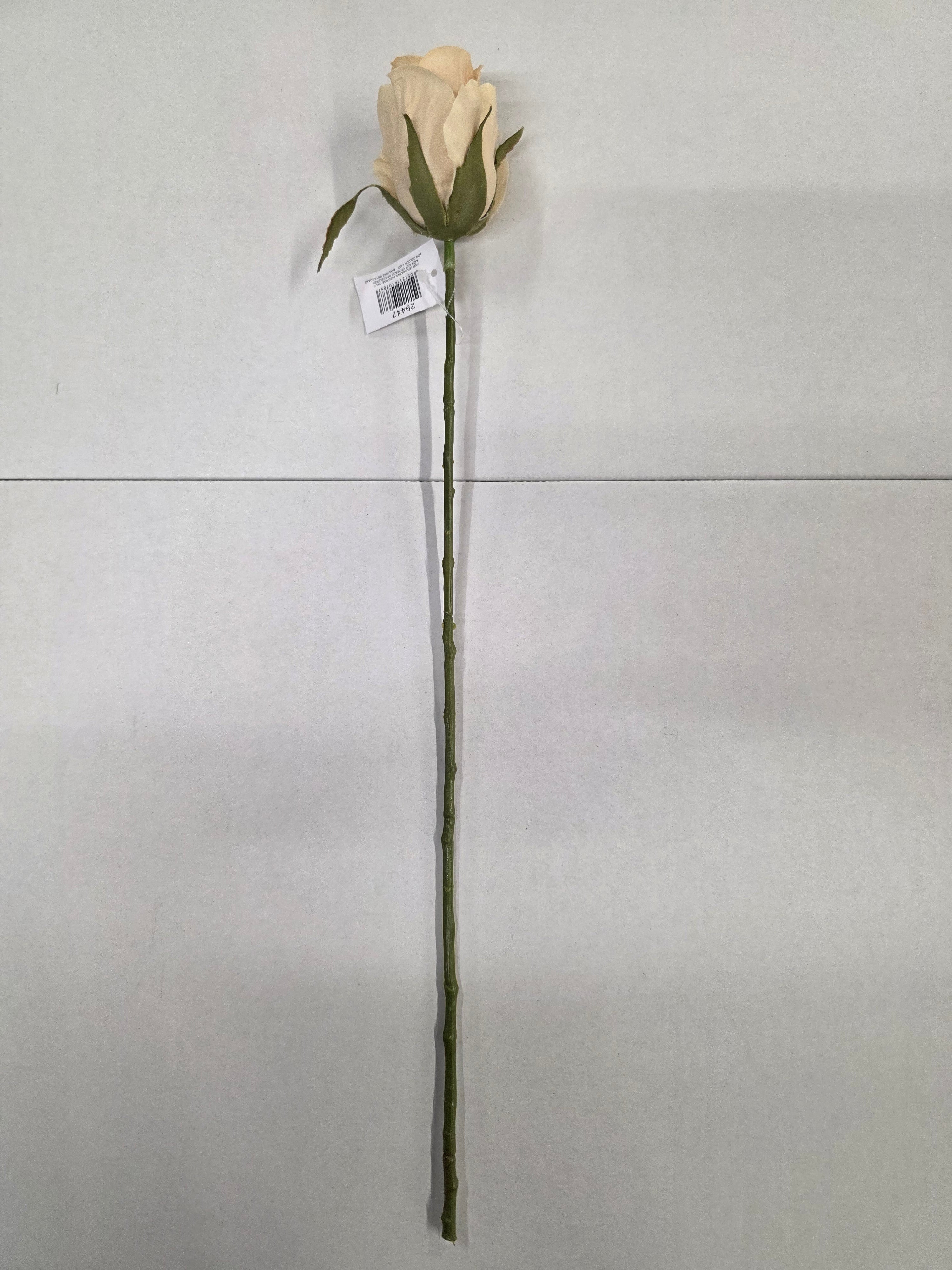 Artificial Romance Rose Bud Cream 46cm (PACK OF 4)