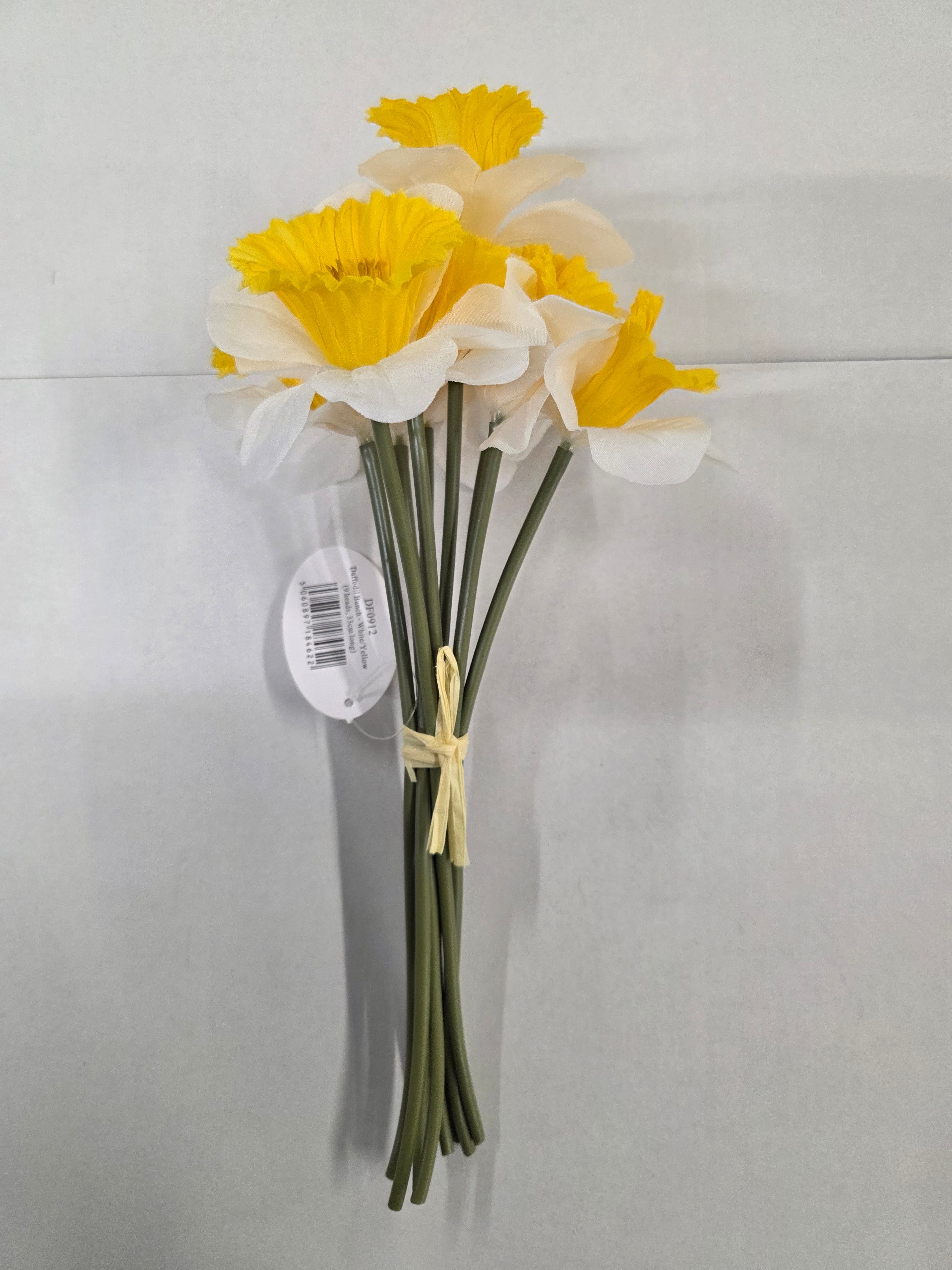 Artificial Daffodil Bunch White (PACK OF 2)