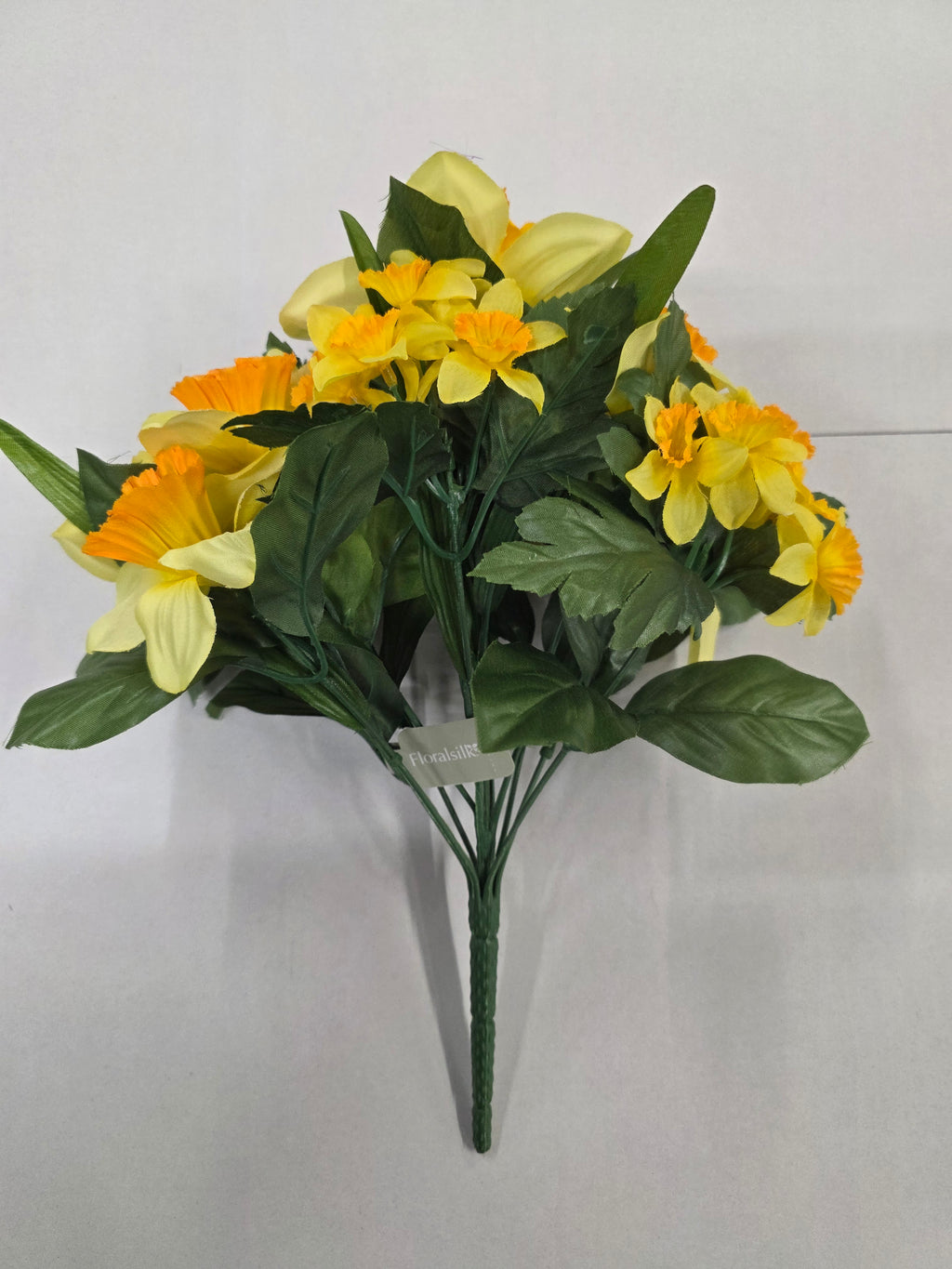 Artificial Daffodil Bush X11 Heads 32cm (PACK OF 2)