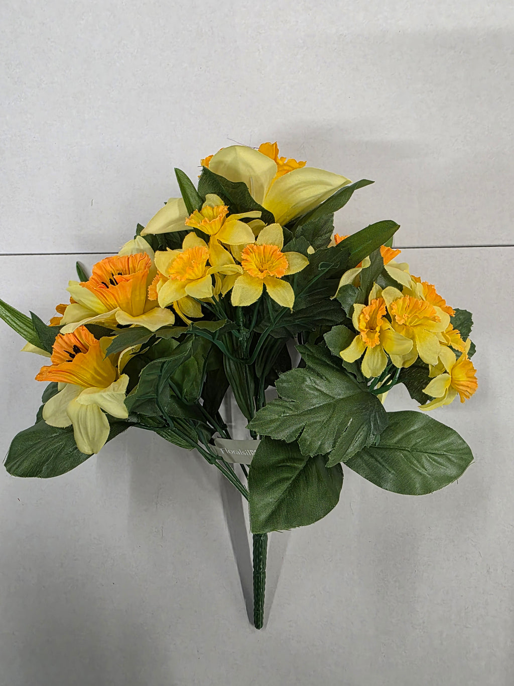 Artificial Daffodil Bush X11 Heads 32cm (PACK OF 2)