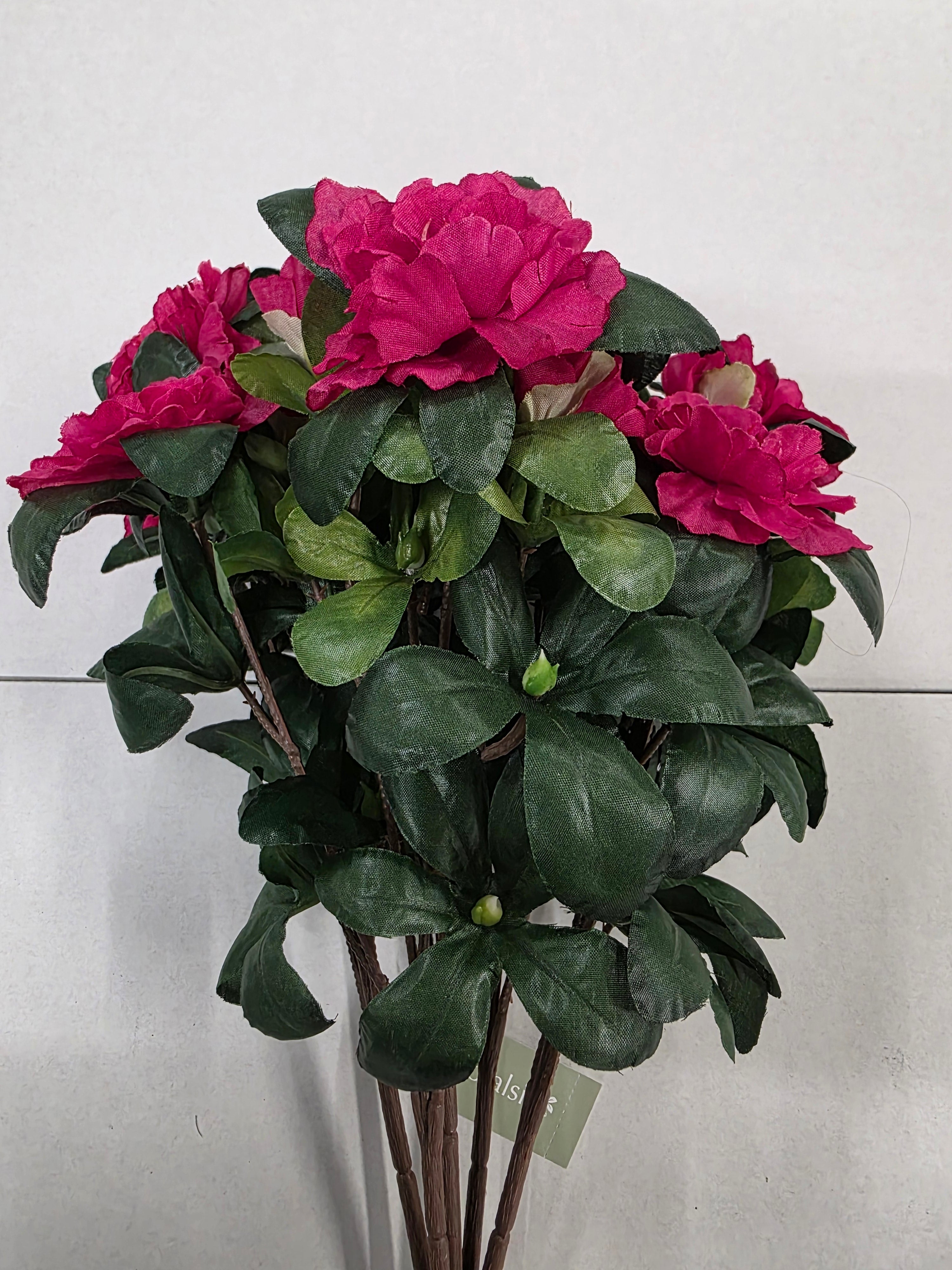 Artificial Azalea Fuschia 76cm (PACK OF 2)