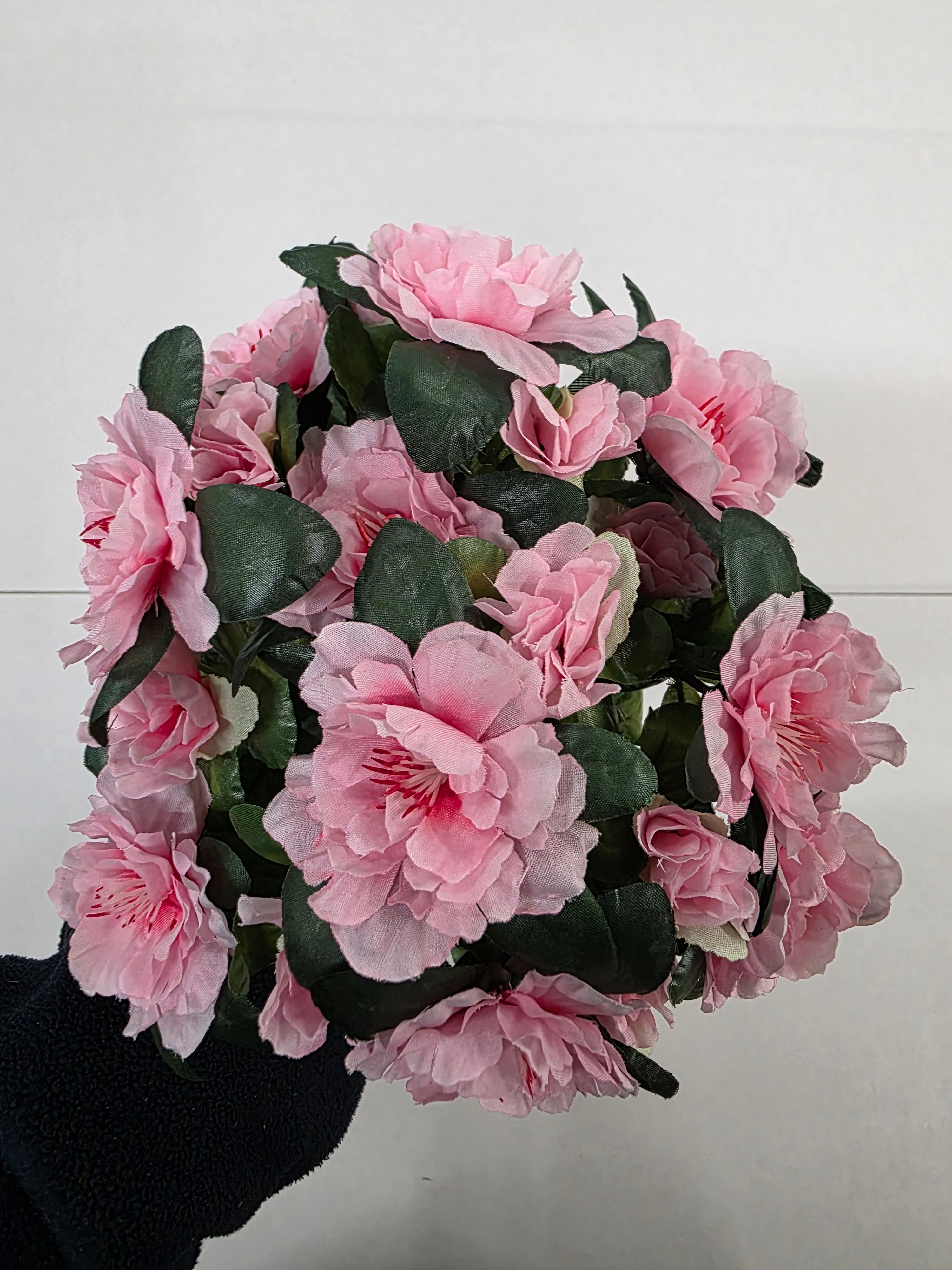 Artificial Azalea Bush Pink 36cm