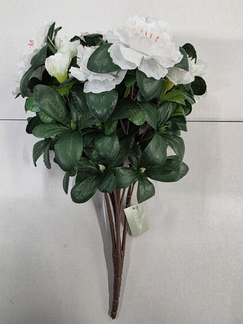 Artificial Azalea Bush White 36cm