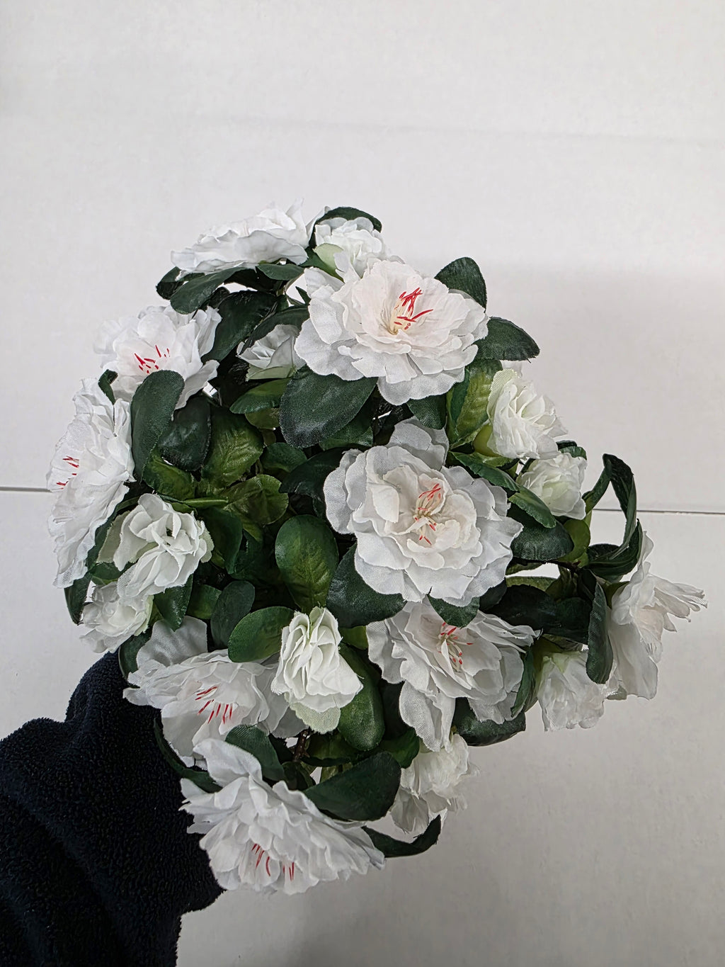 Artificial Azalea Bush White 36cm