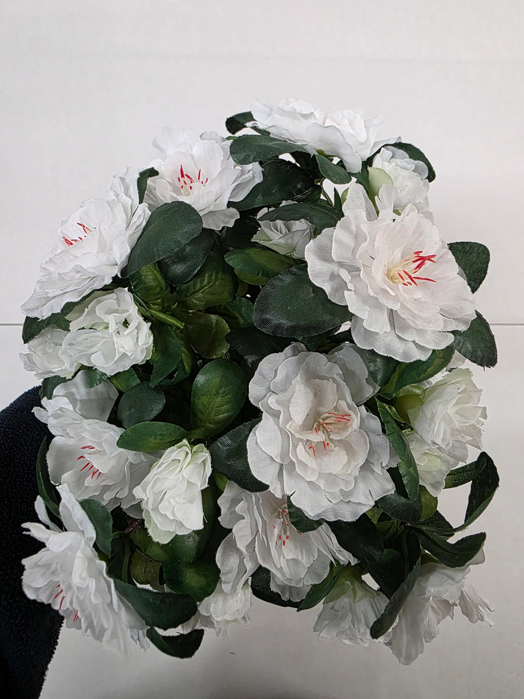 Artificial Azalea Bush White 36cm