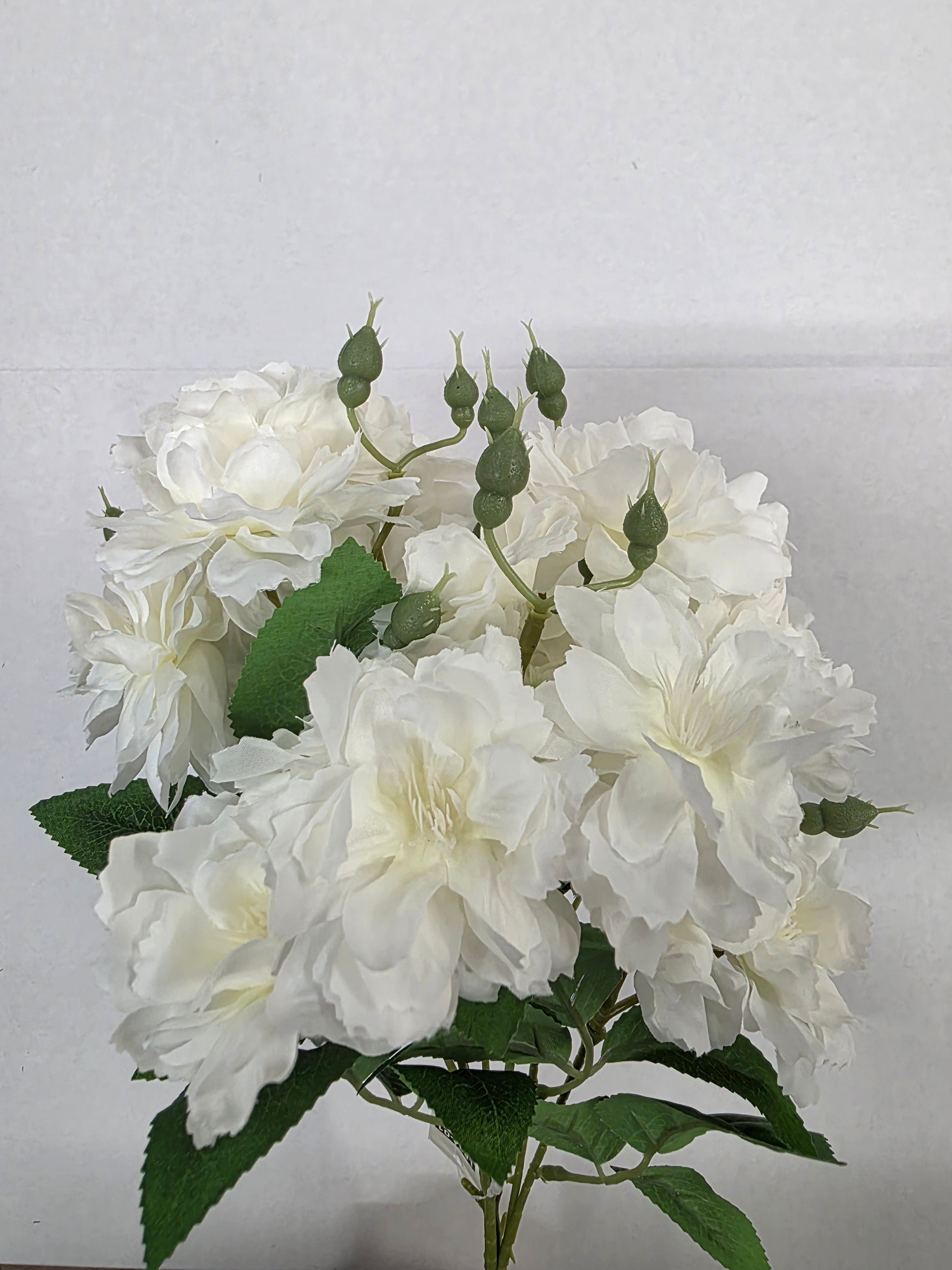 Artificial Azalea White 76cm (PACK OF 2)