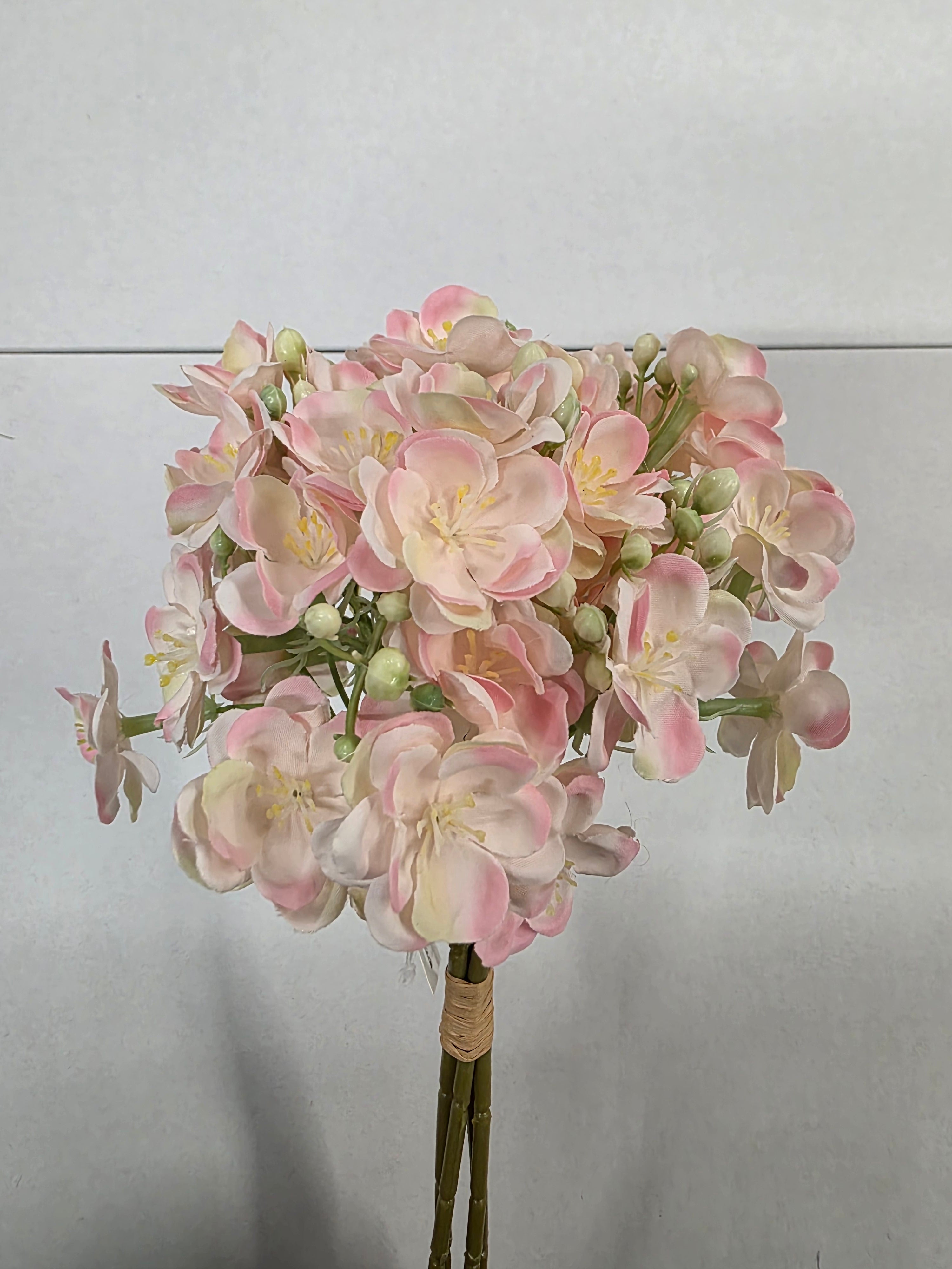 Artificial Jasmine X4 Stems Pale Pink 38cm (PACK OF 2)