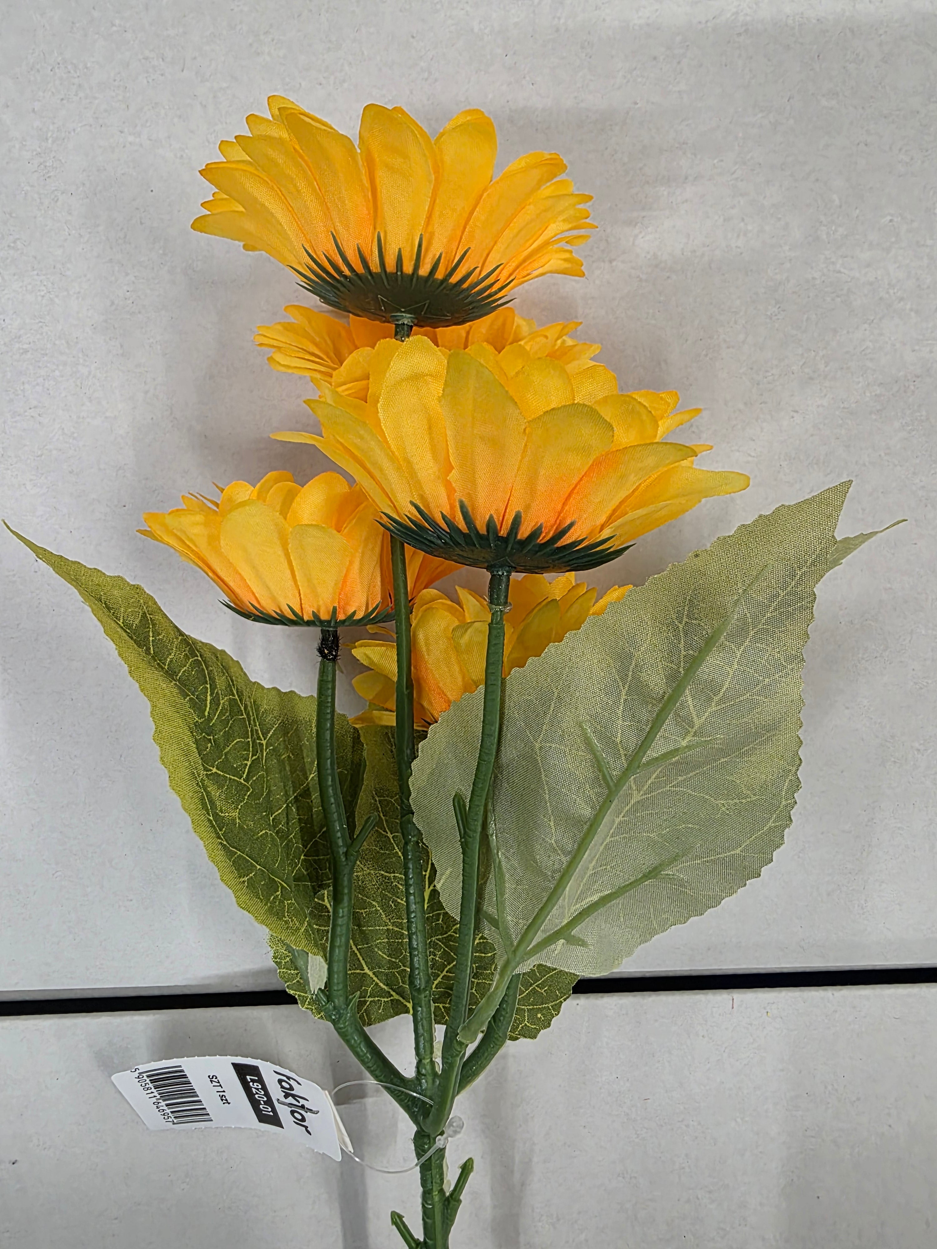 Artificial Sunflower Spray 53cm (PACK OF 2)