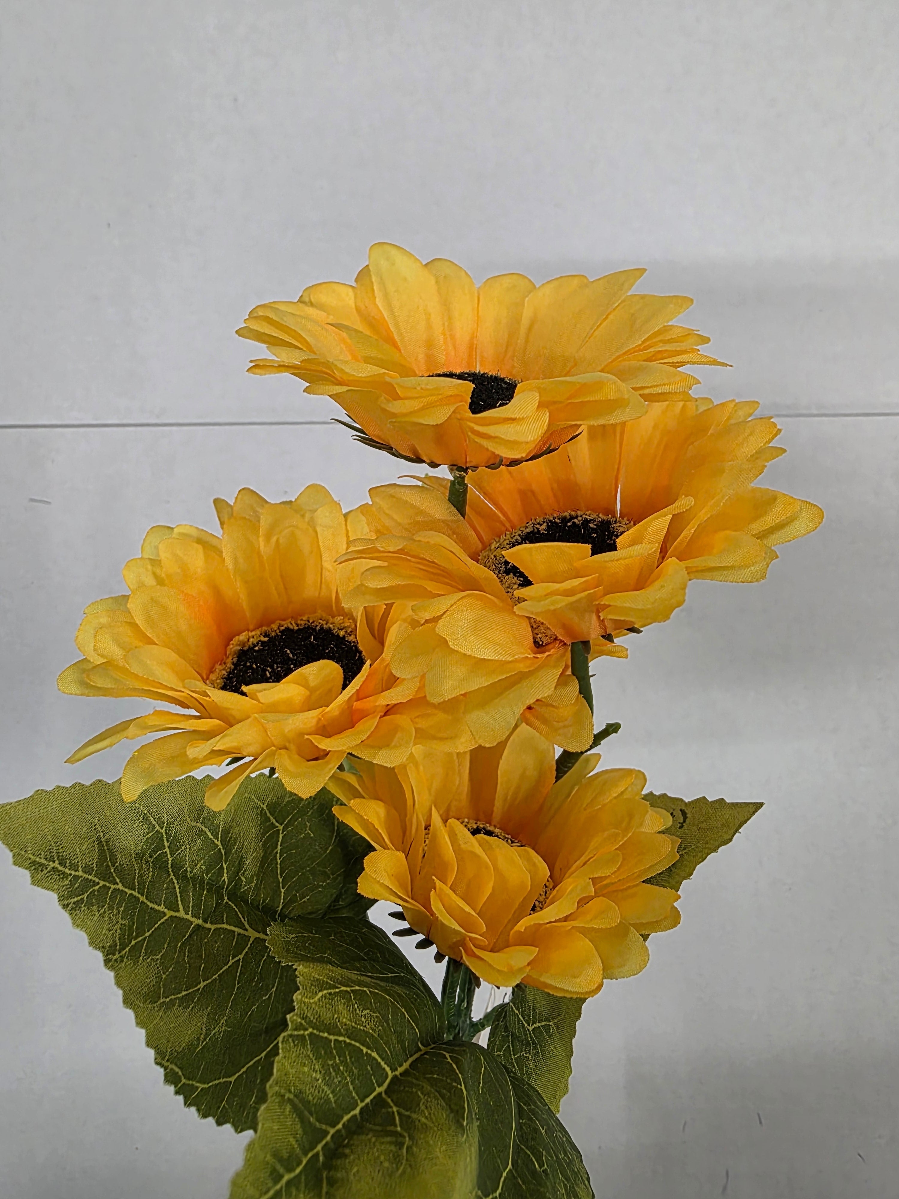 Artificial Sunflower Spray 53cm (PACK OF 2)