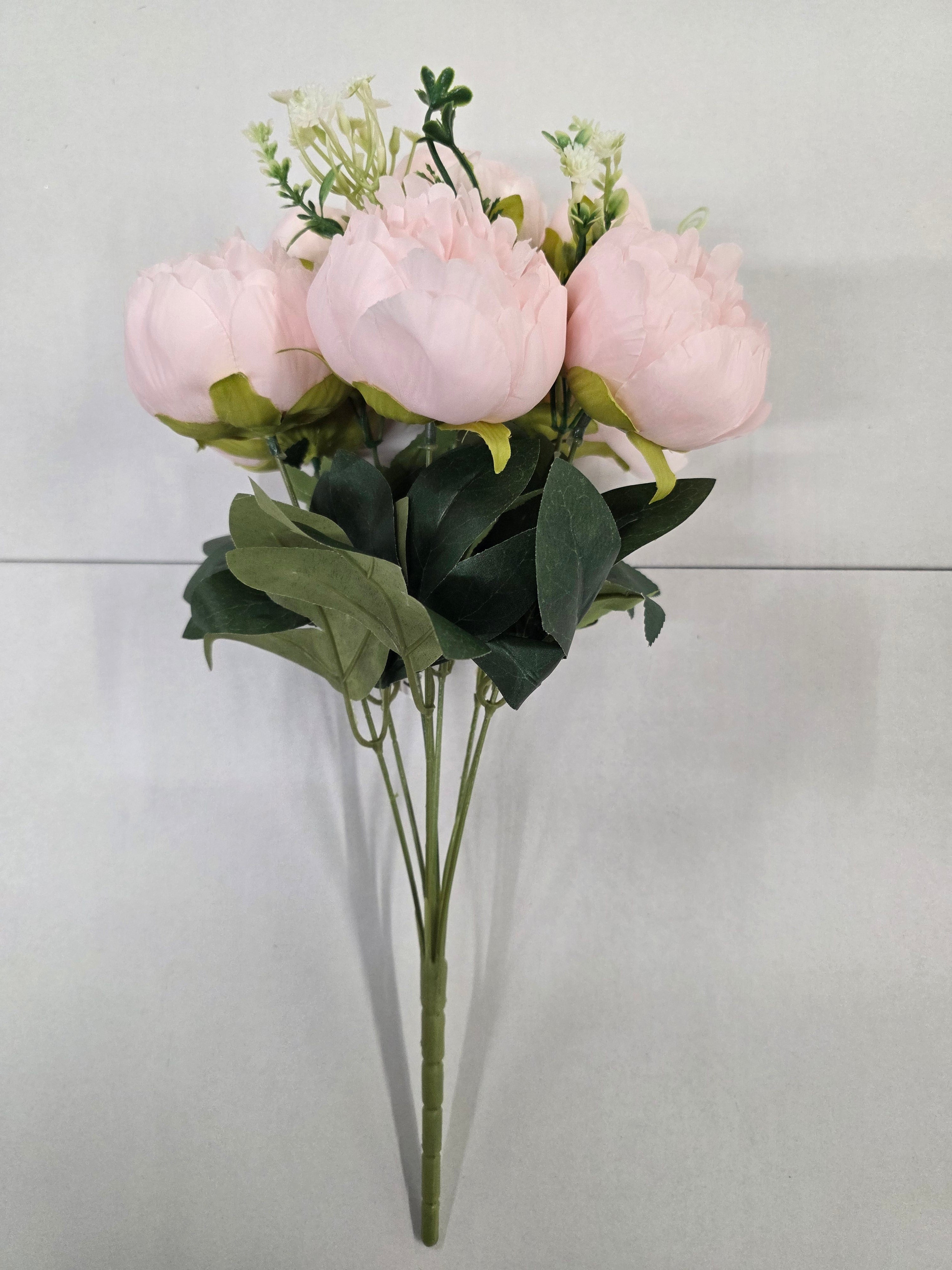 Artificial Bouquet Peony Pink