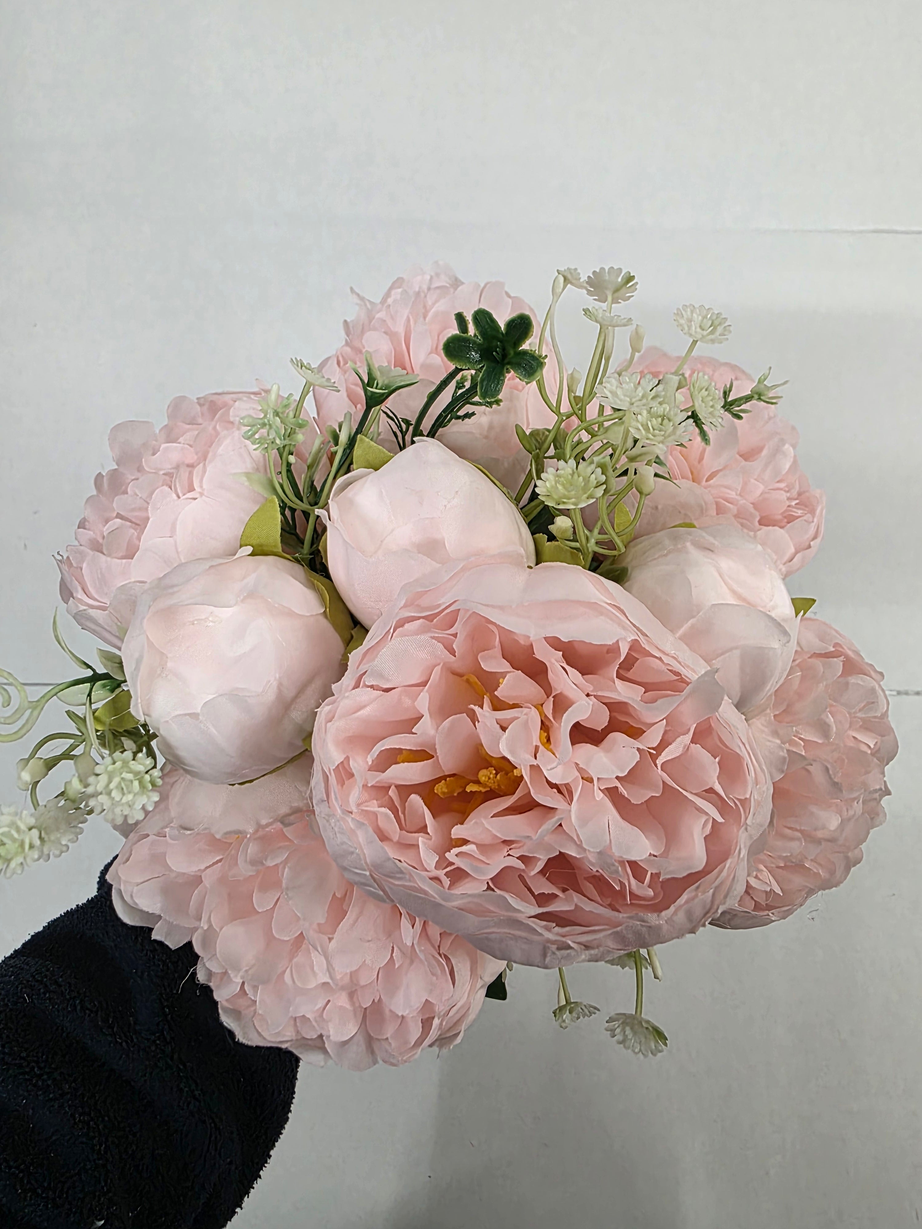Artificial Bouquet Peony Pink