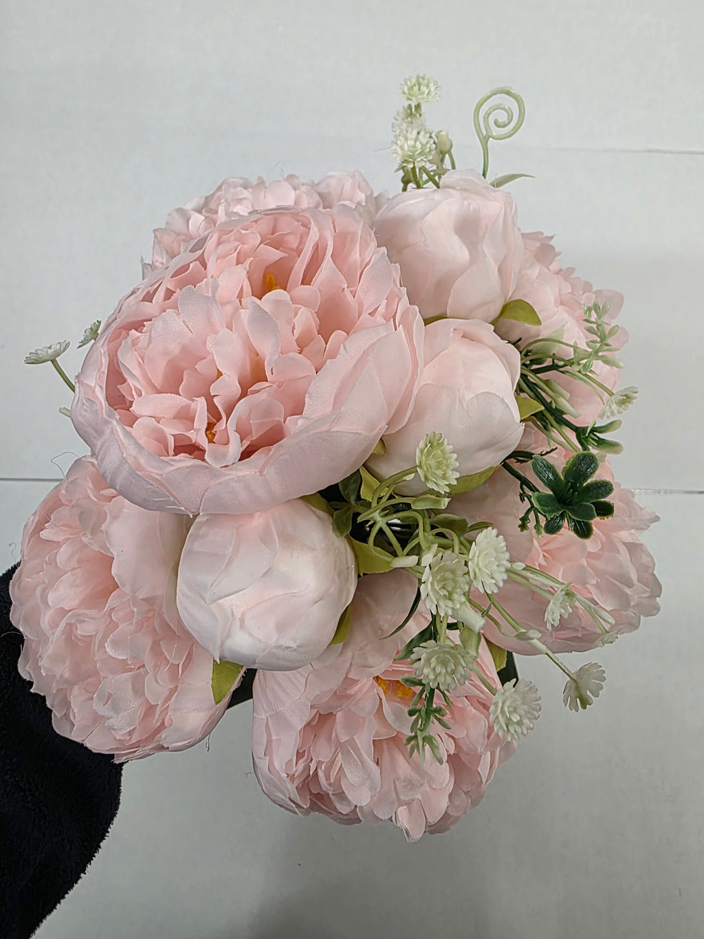 Artificial Bouquet Peony Pink
