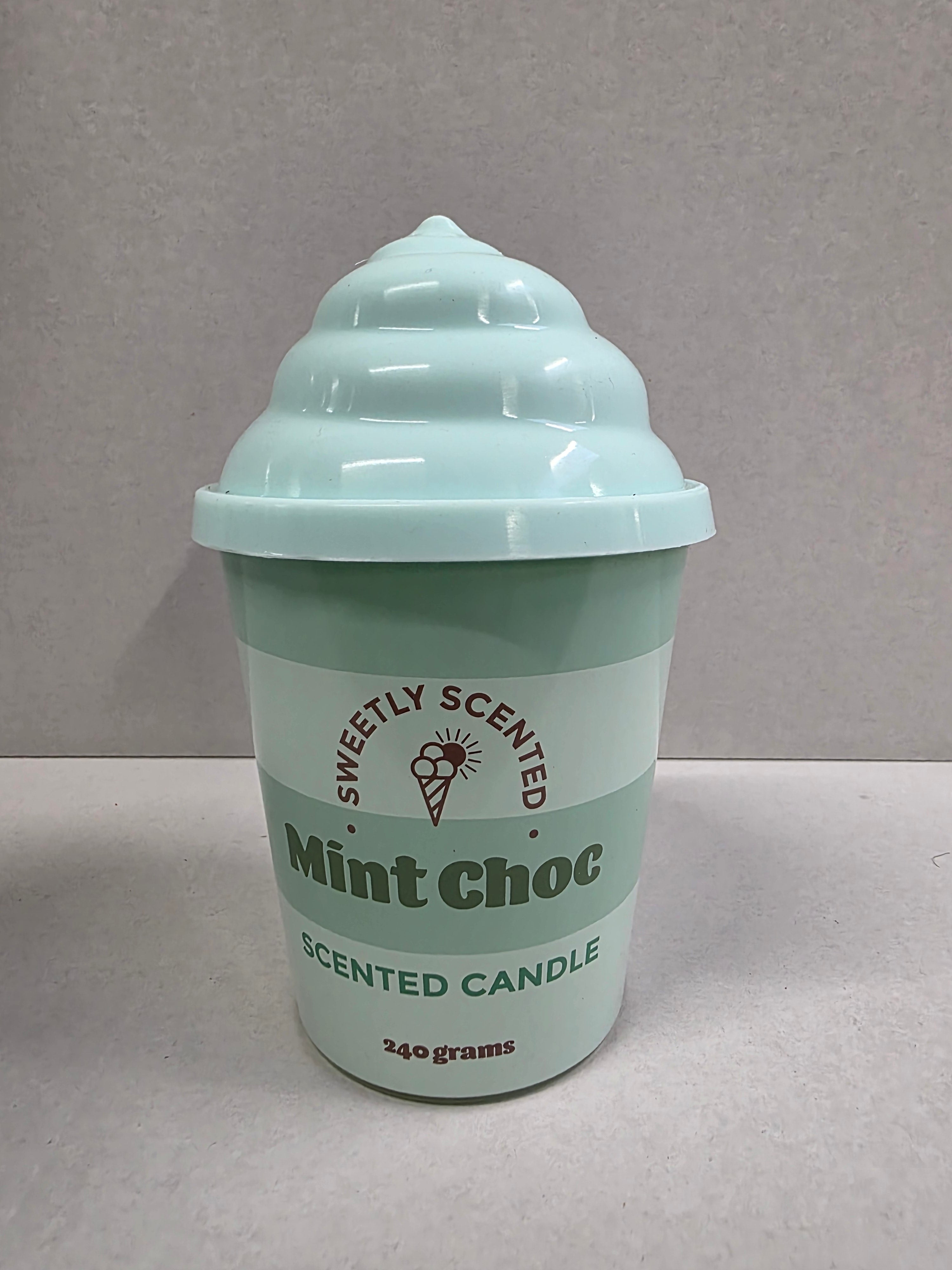 Candle Ice Cream Choc Chip 15x9cm