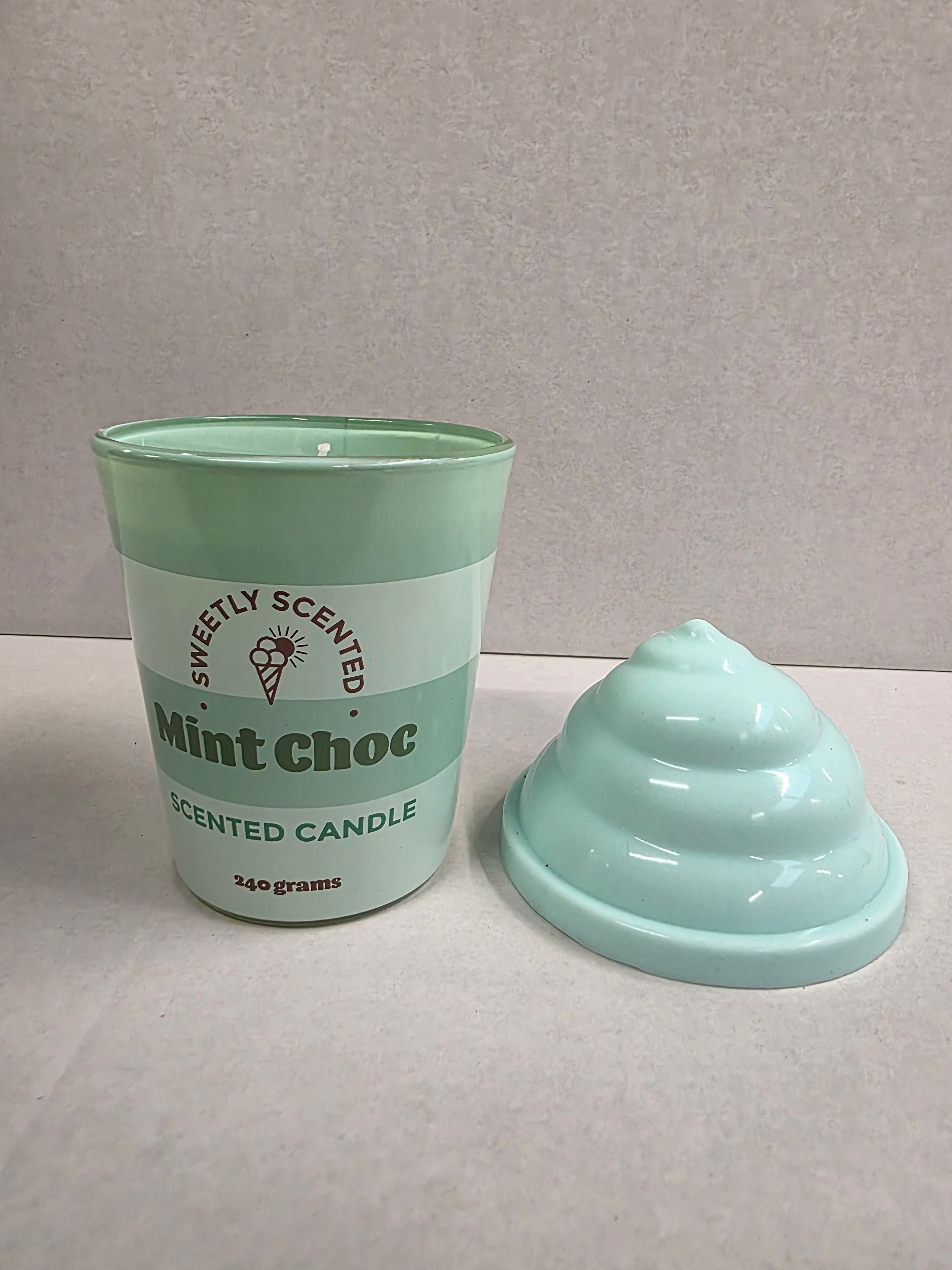 Candle Ice Cream Choc Chip 15x9cm