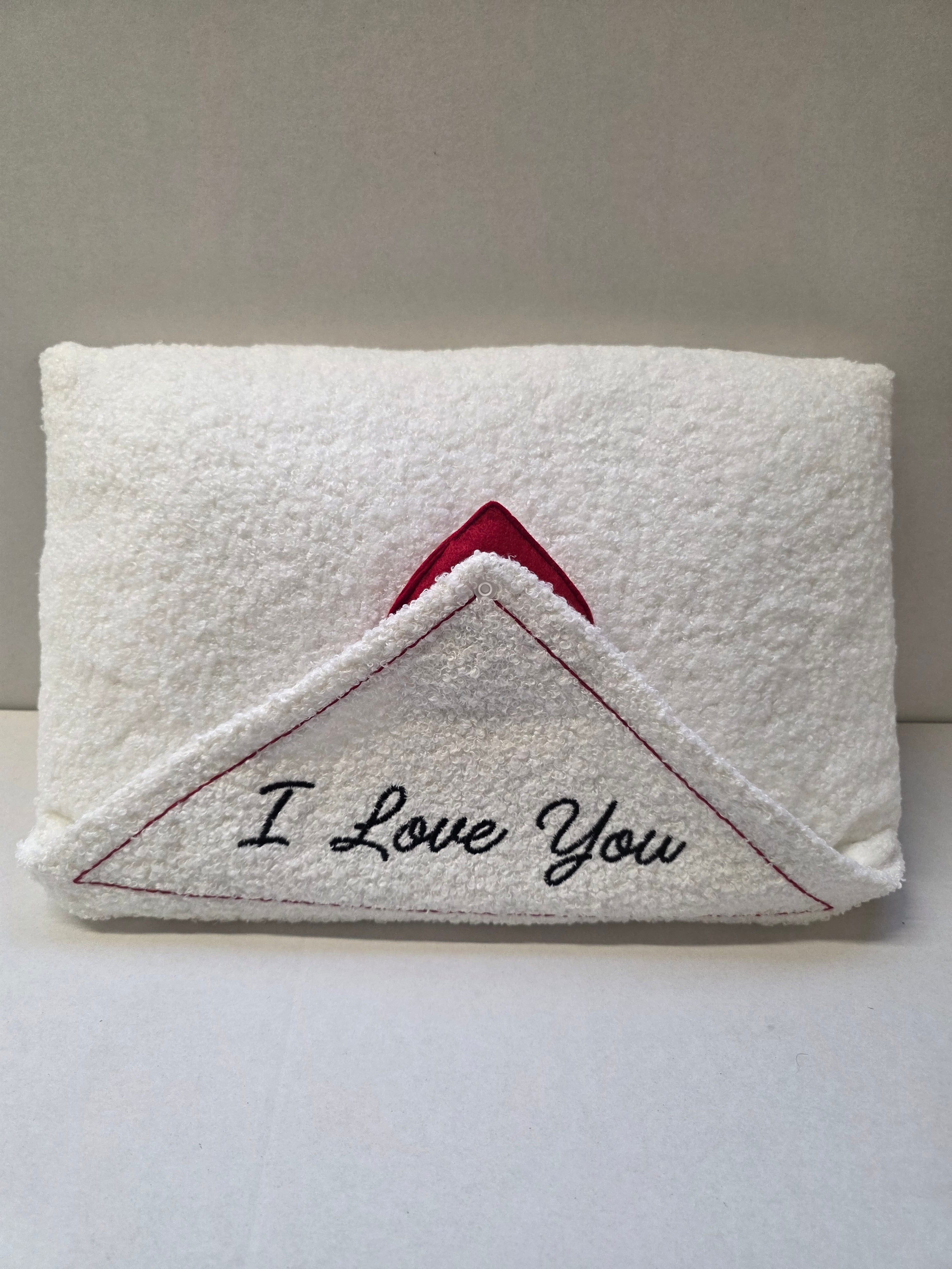 Cushion Love Letter 40x25x15cm