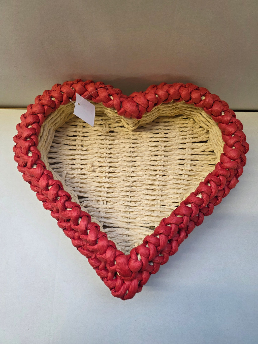 Paper Heart Baskets Red Set Of 2