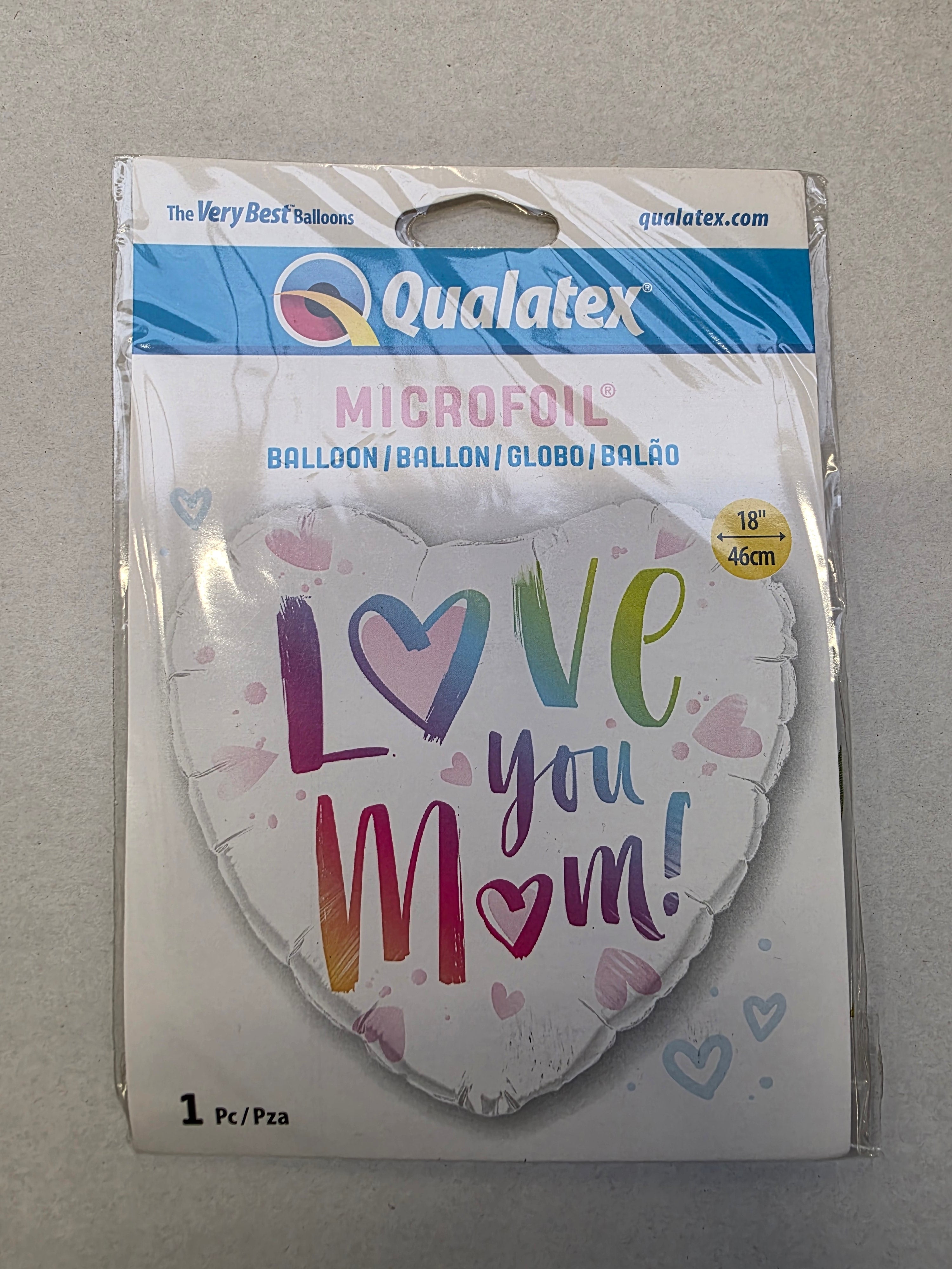 Balloon 18 Inch Love You Mum (PACK OF 4)