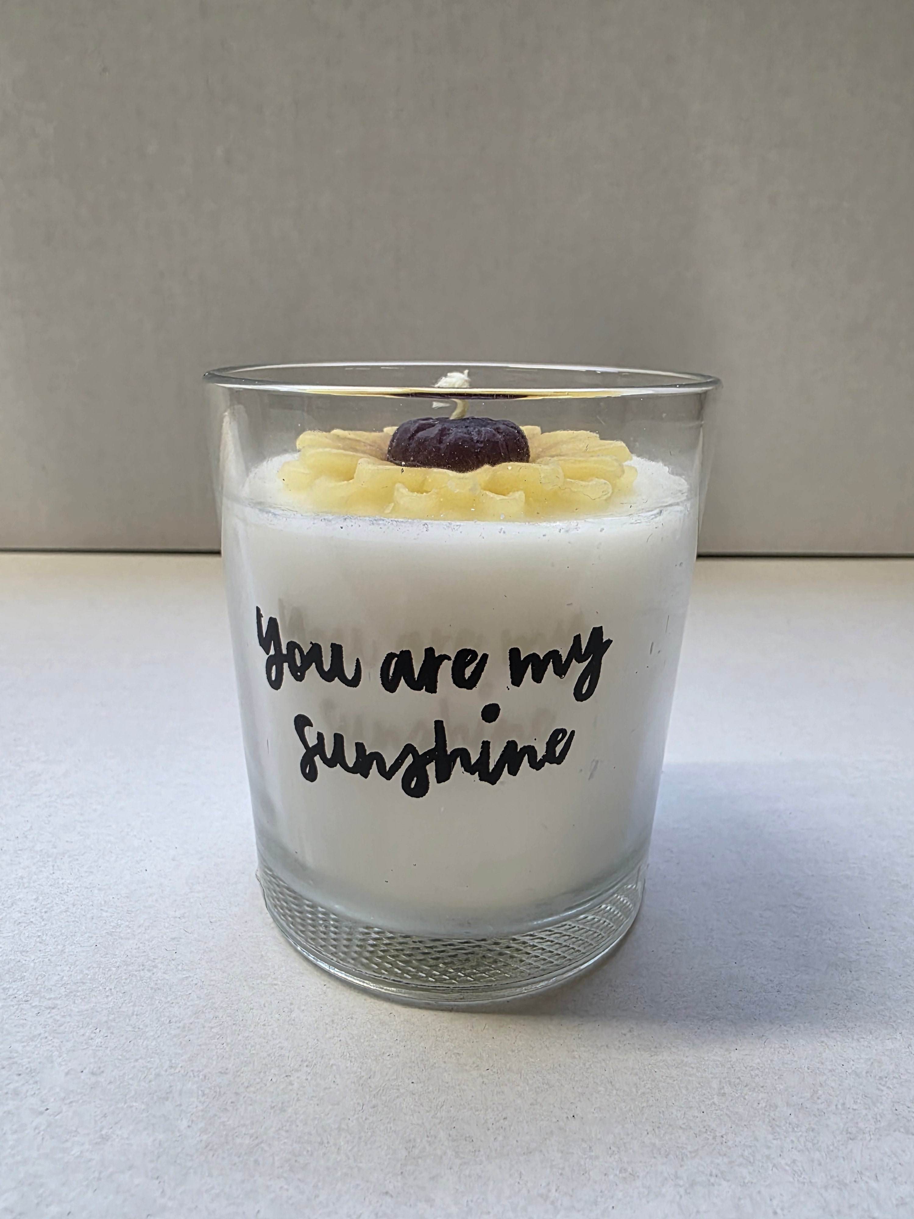 Candle Your Are My Sunshine 9x8cm