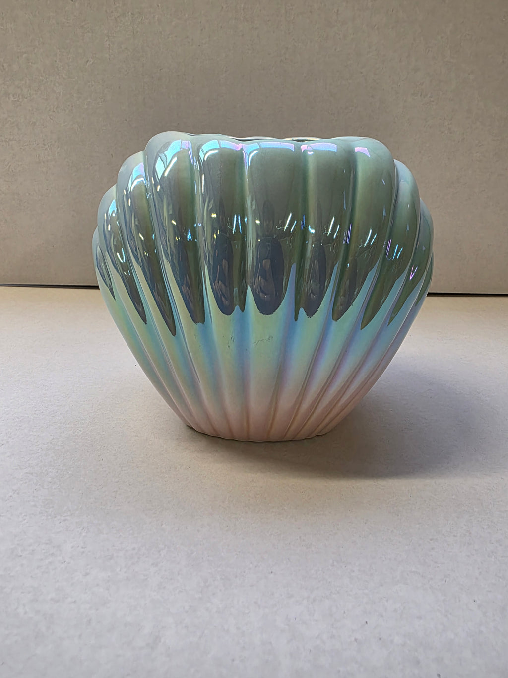 Ceramic Vase Mermaid Shell 14x16x12cm