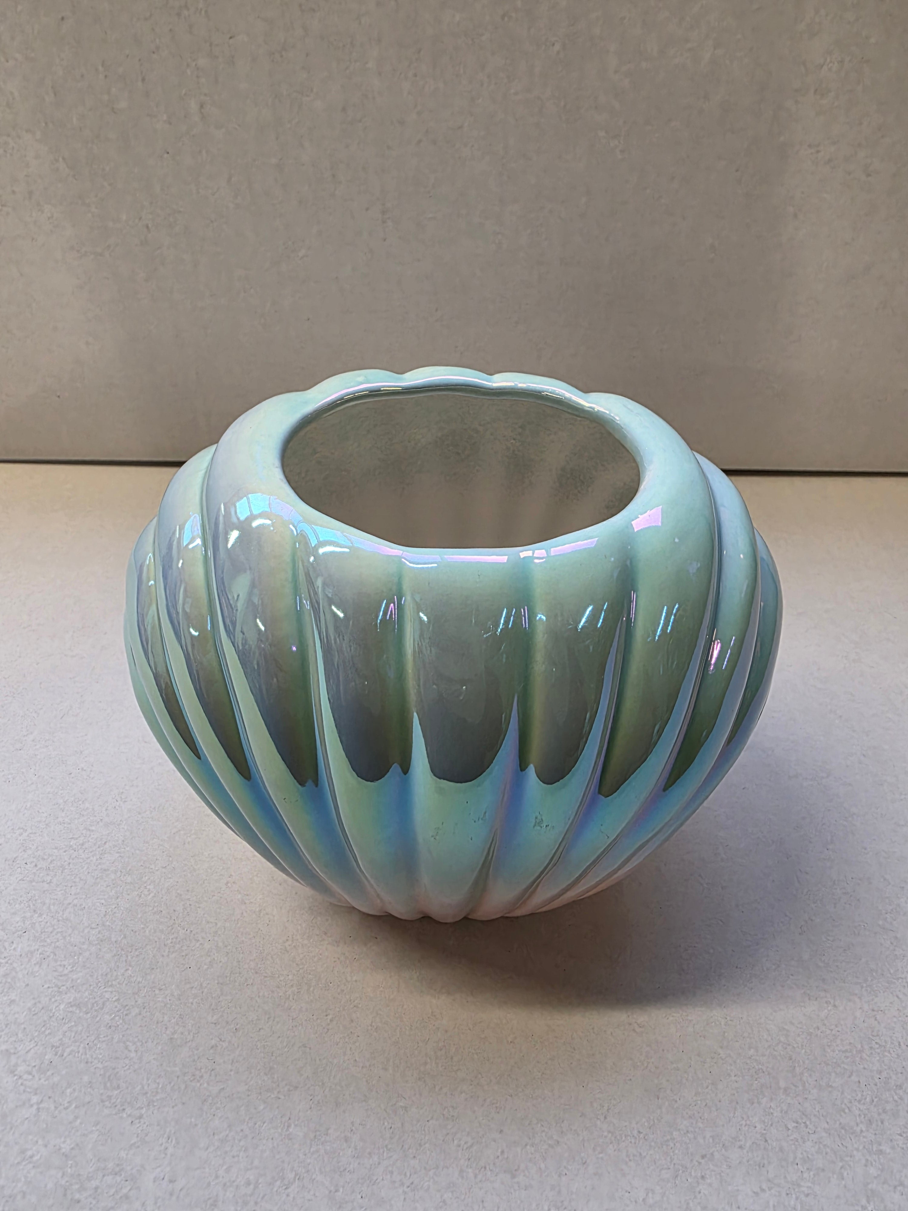 Ceramic Vase Mermaid Shell 14x16x12cm