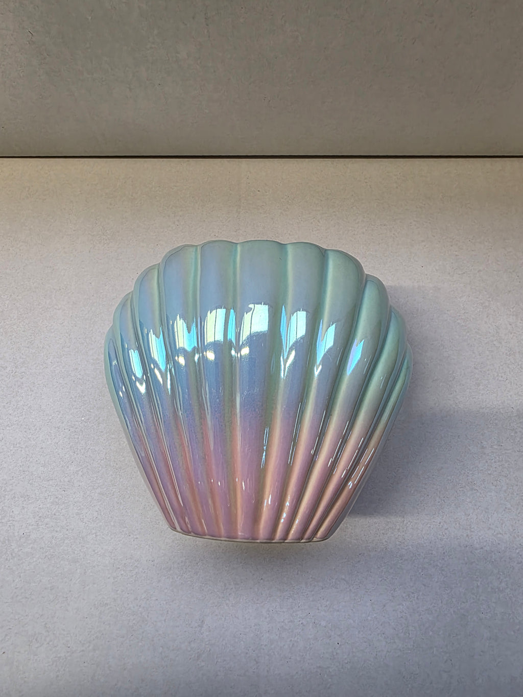 Ceramic Vase Mermaid Shell 14x16x12cm
