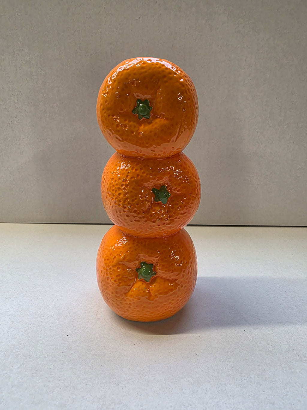 Dolomite Orange Vase 8x7.5x19cm