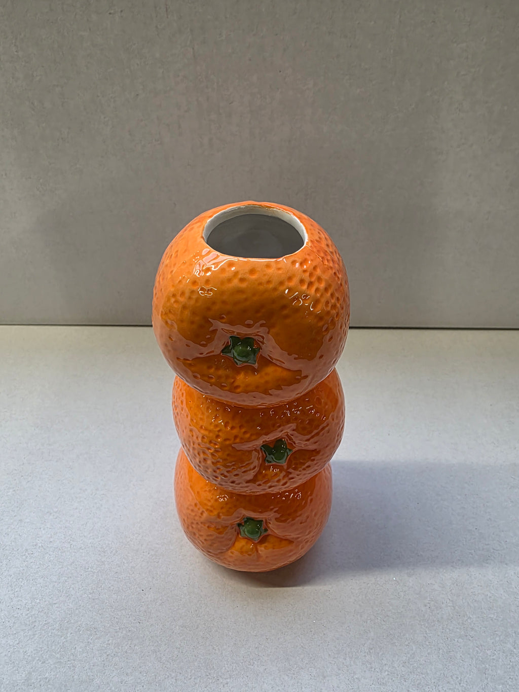 Dolomite Orange Vase 8x7.5x19cm