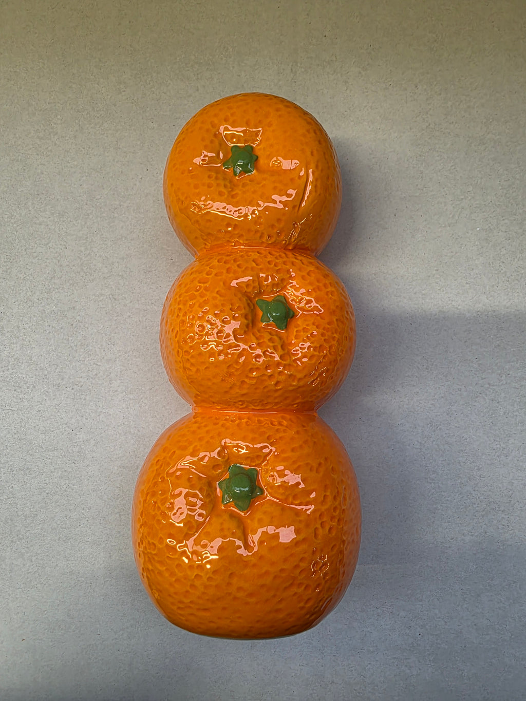 Dolomite Orange Vase 8x7.5x19cm