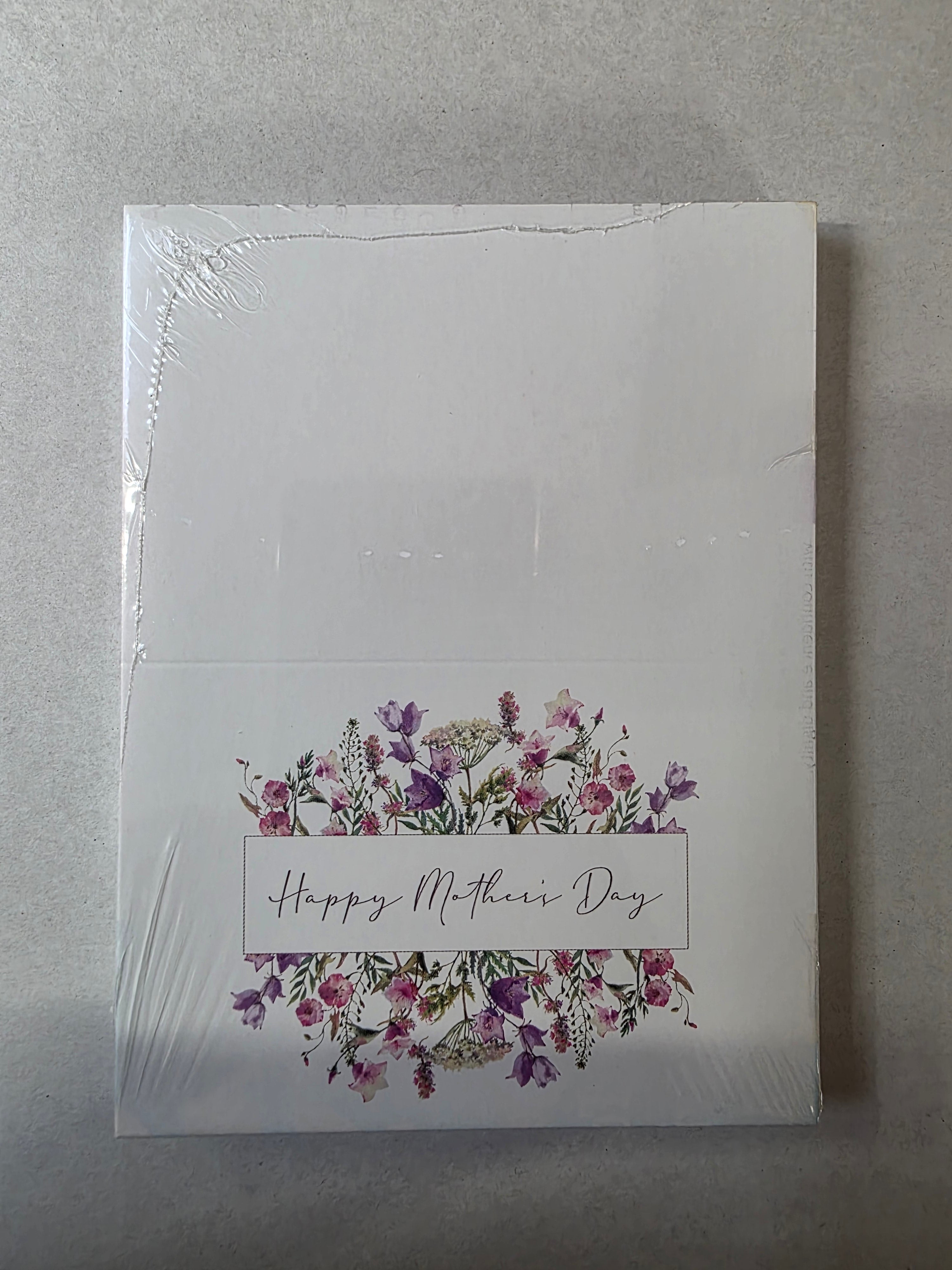 Folded Card Mothers Day Flowers  (3 pack of 25 cards each)