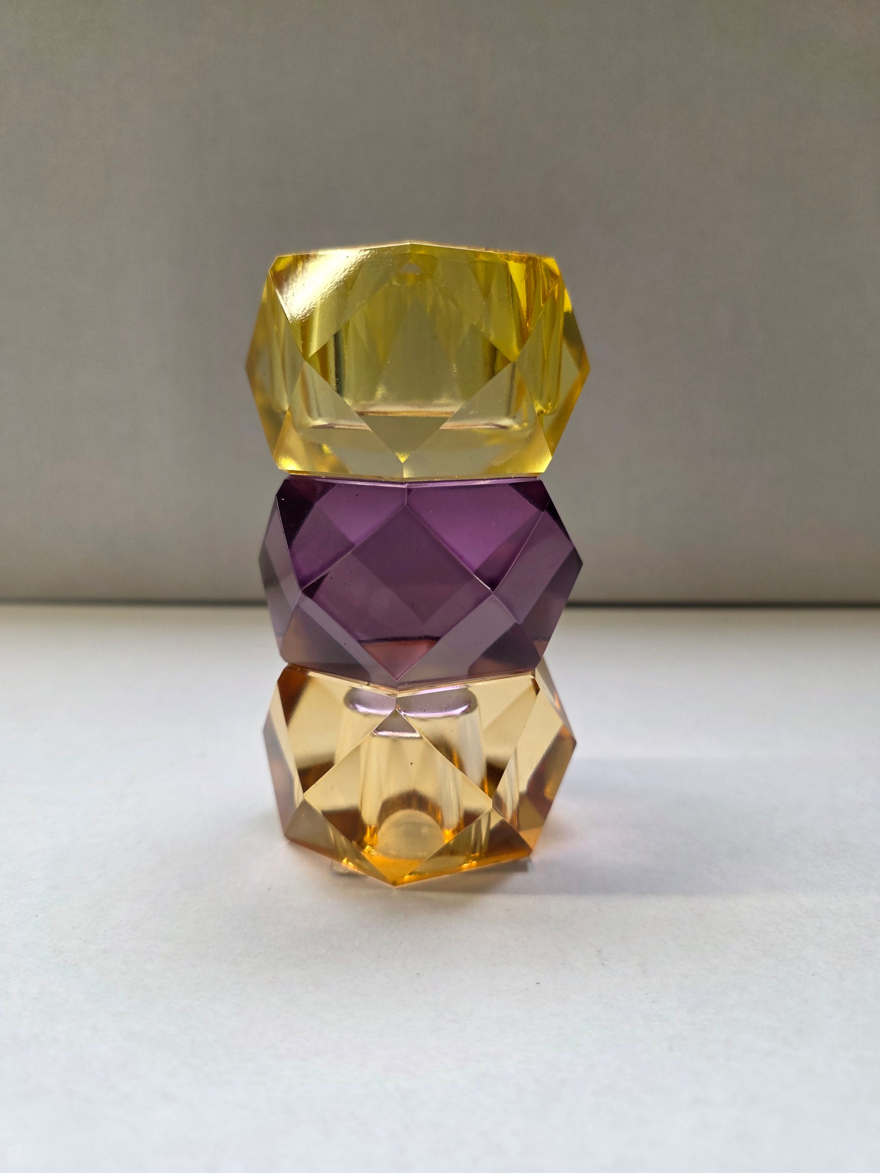 Glass Candle Holder Onaco 12cm (PACK OF 2)