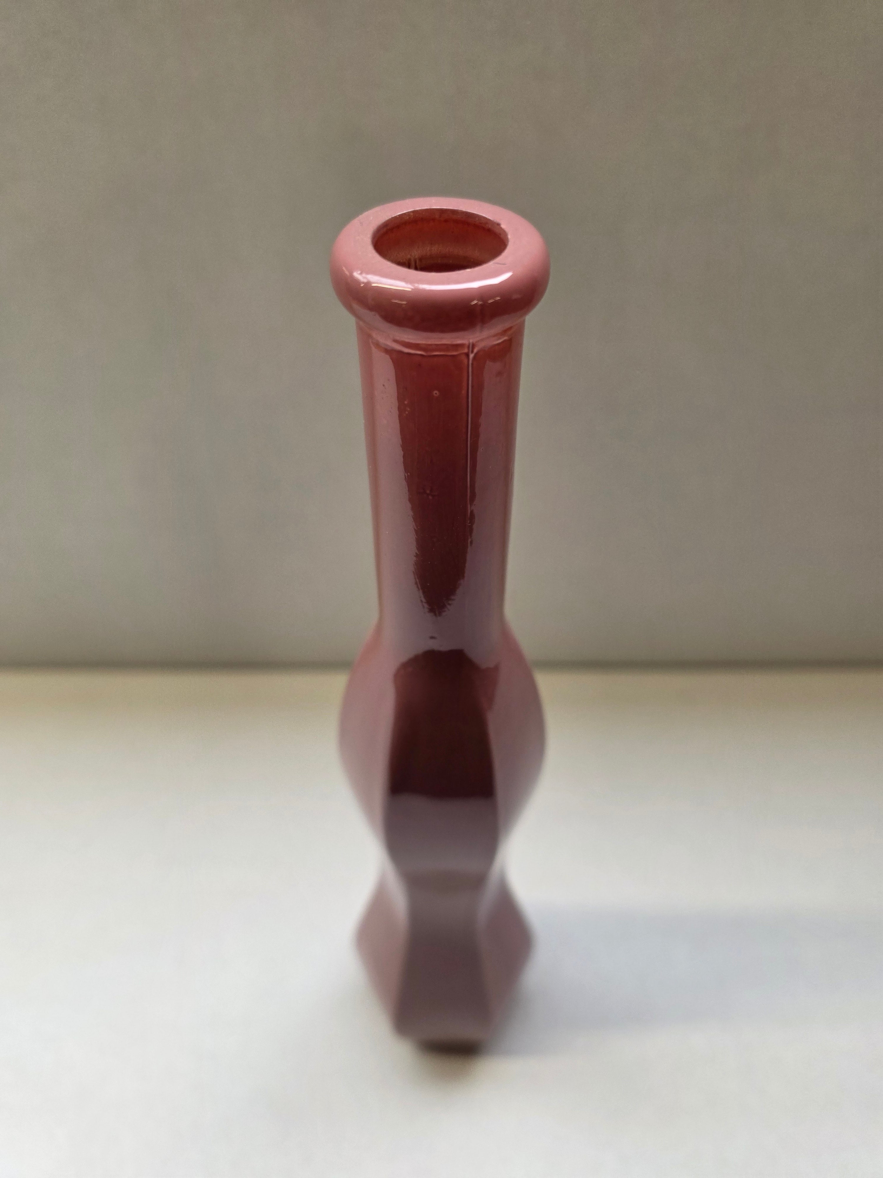 Glass Jovi Vase Dusky Pink (PACK OF 4)