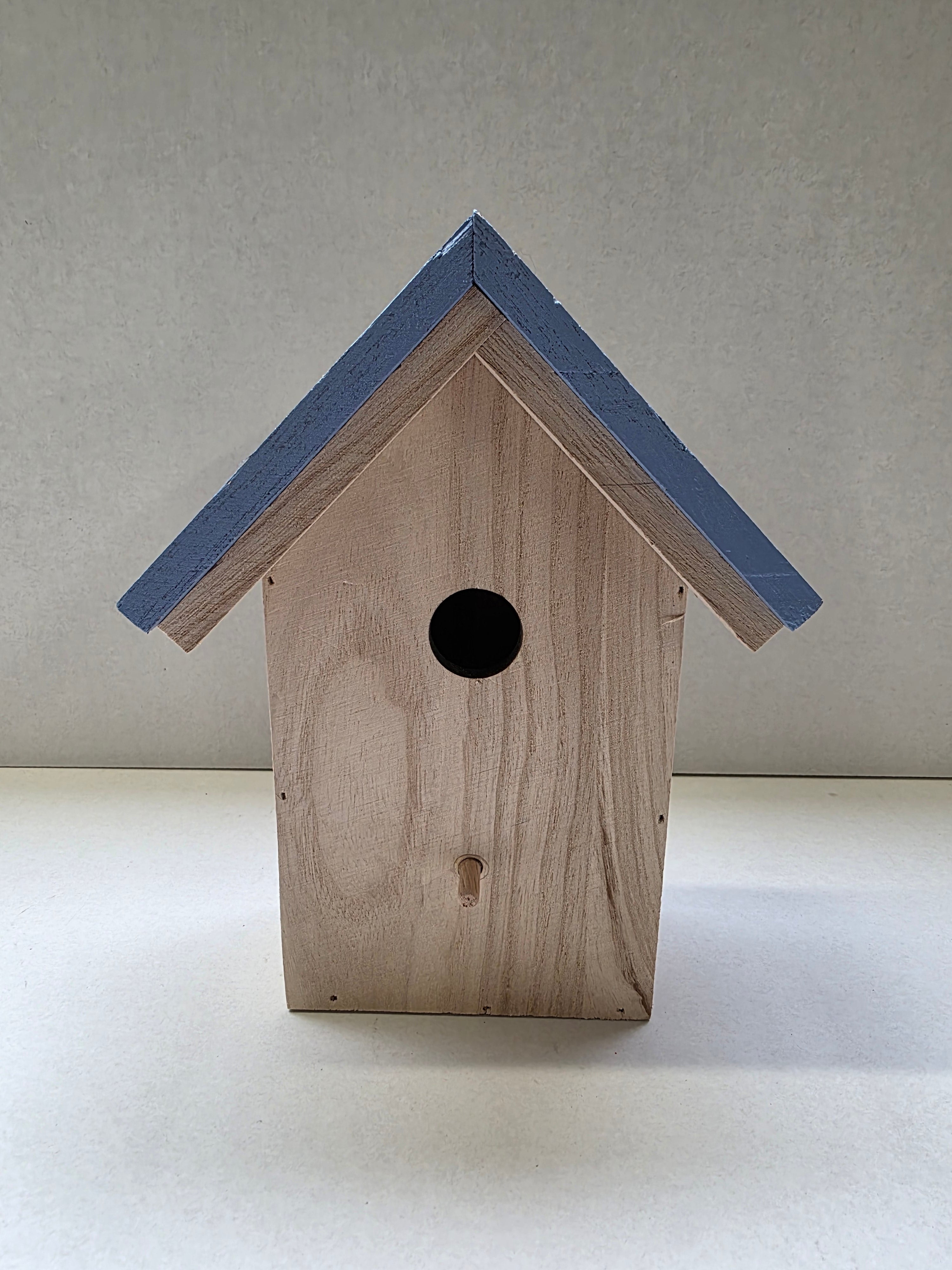 Hanger Birdhouse Cabin Blue (PACK OF 2)
