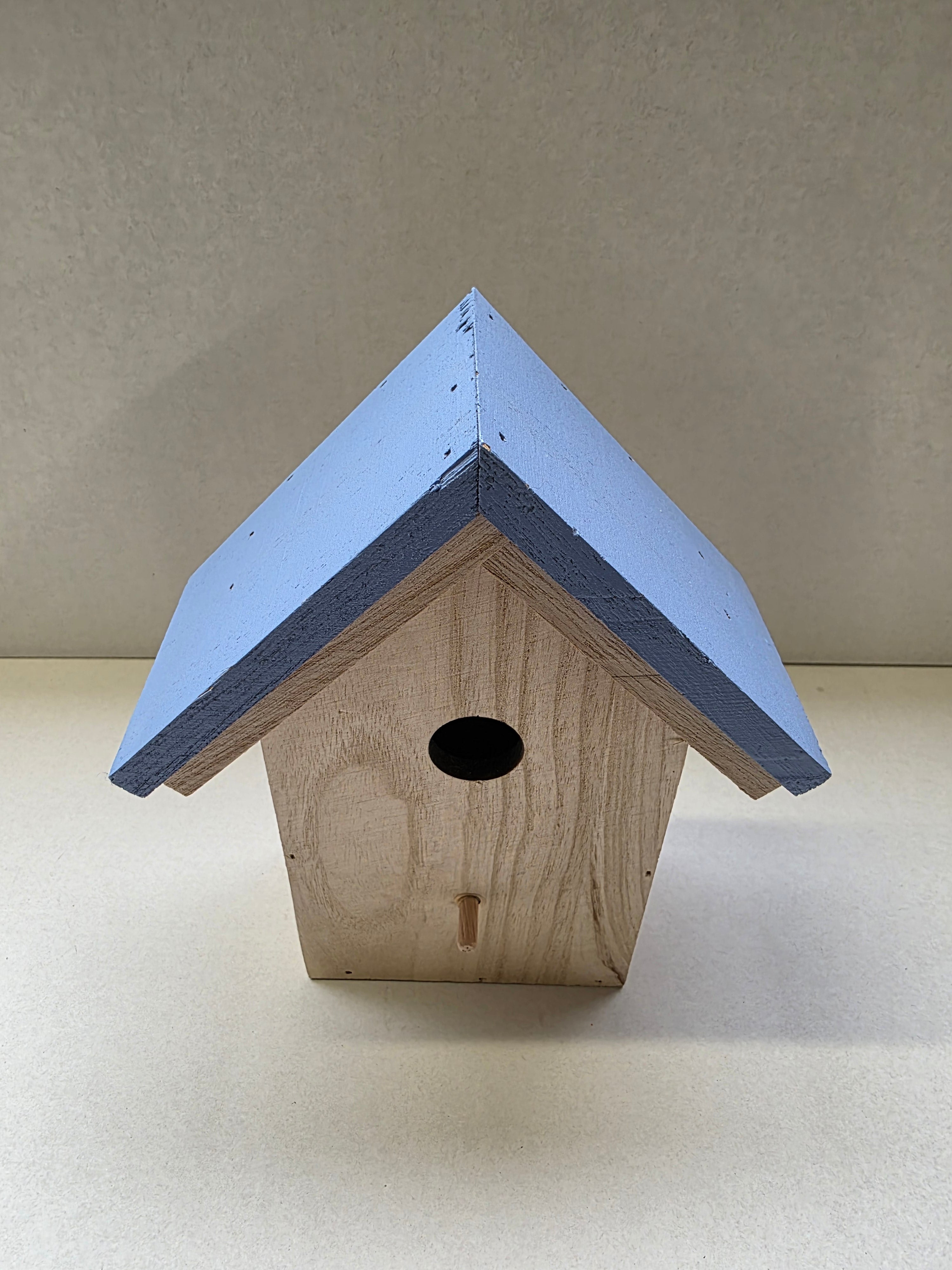 Hanger Birdhouse Cabin Blue (PACK OF 2)