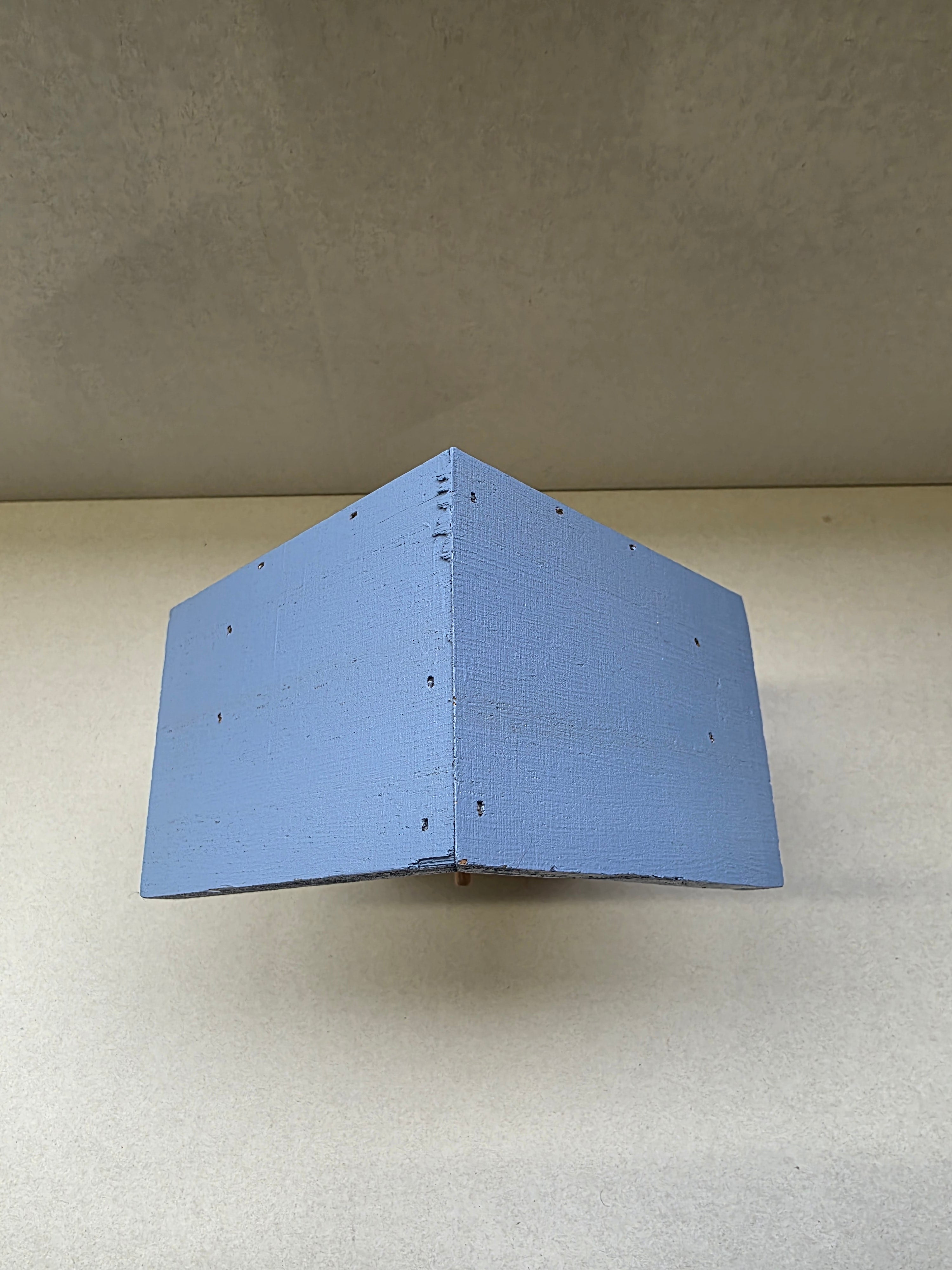 Hanger Birdhouse Cabin Blue (PACK OF 2)