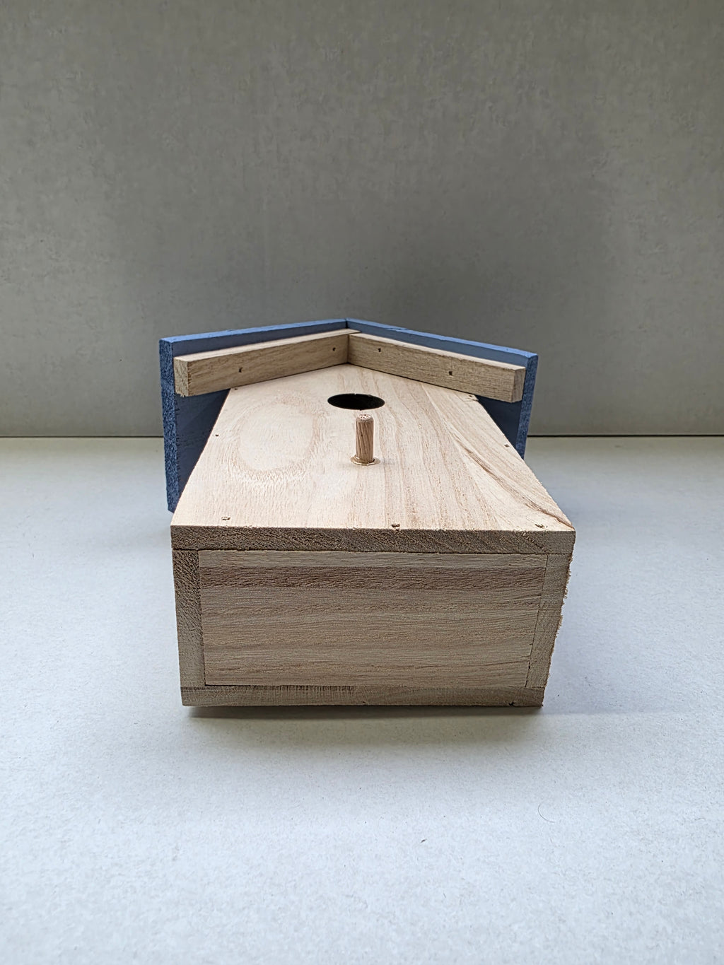Hanger Birdhouse Cabin Blue (PACK OF 2)