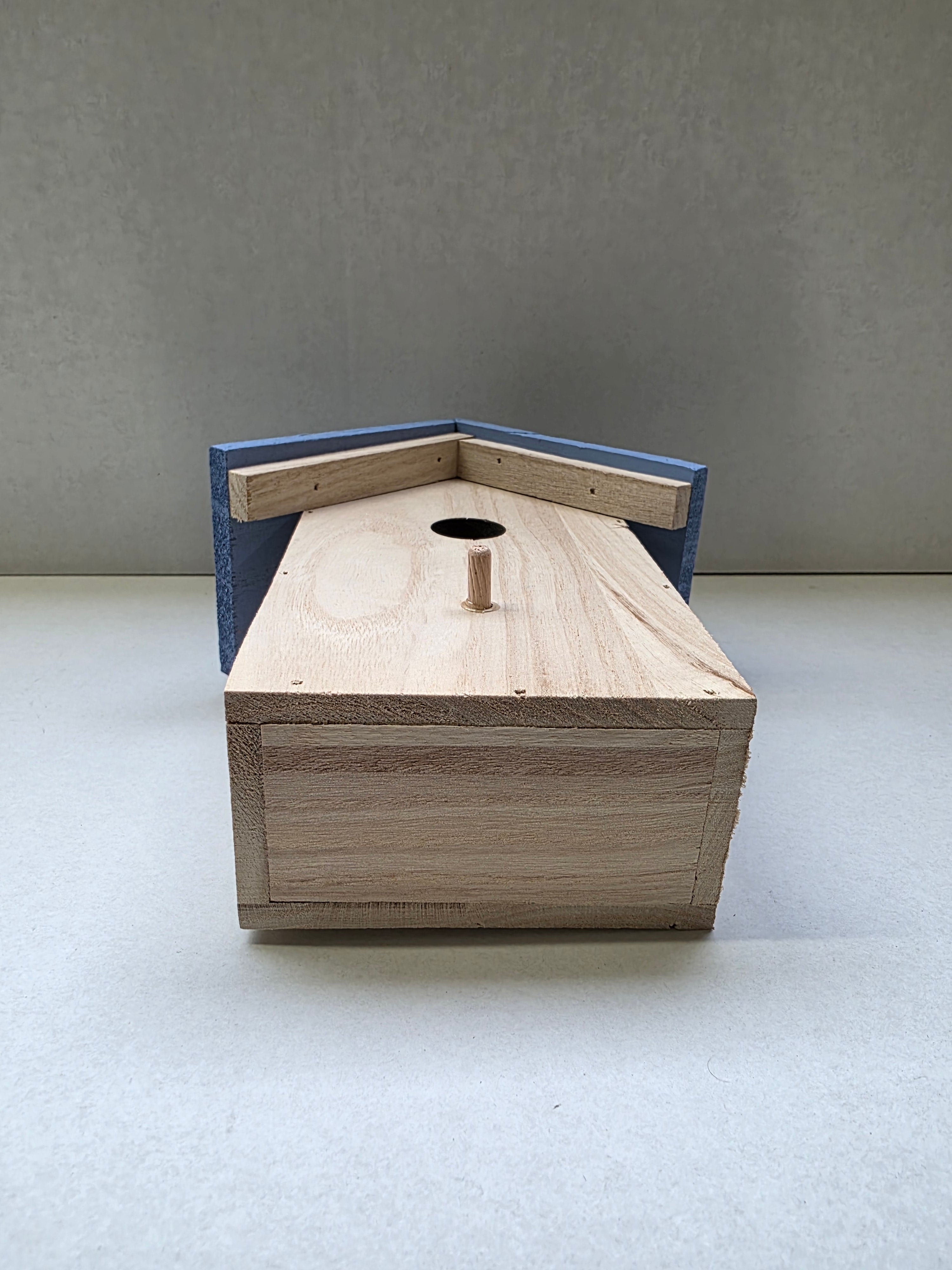 Hanger Birdhouse Cabin Blue (PACK OF 2)