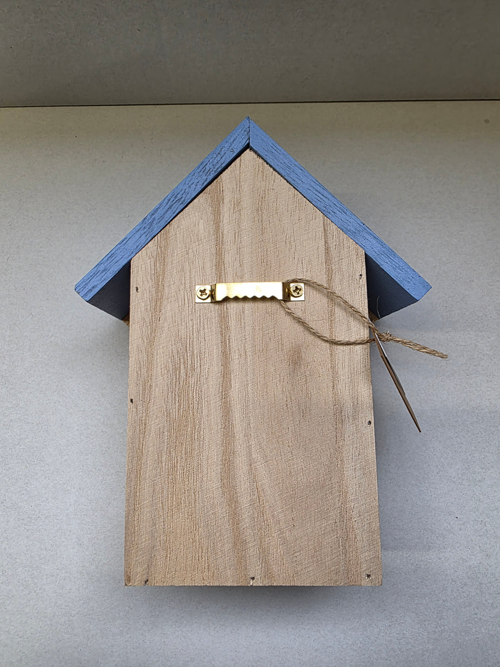 Hanger Birdhouse Cabin Blue (PACK OF 2)