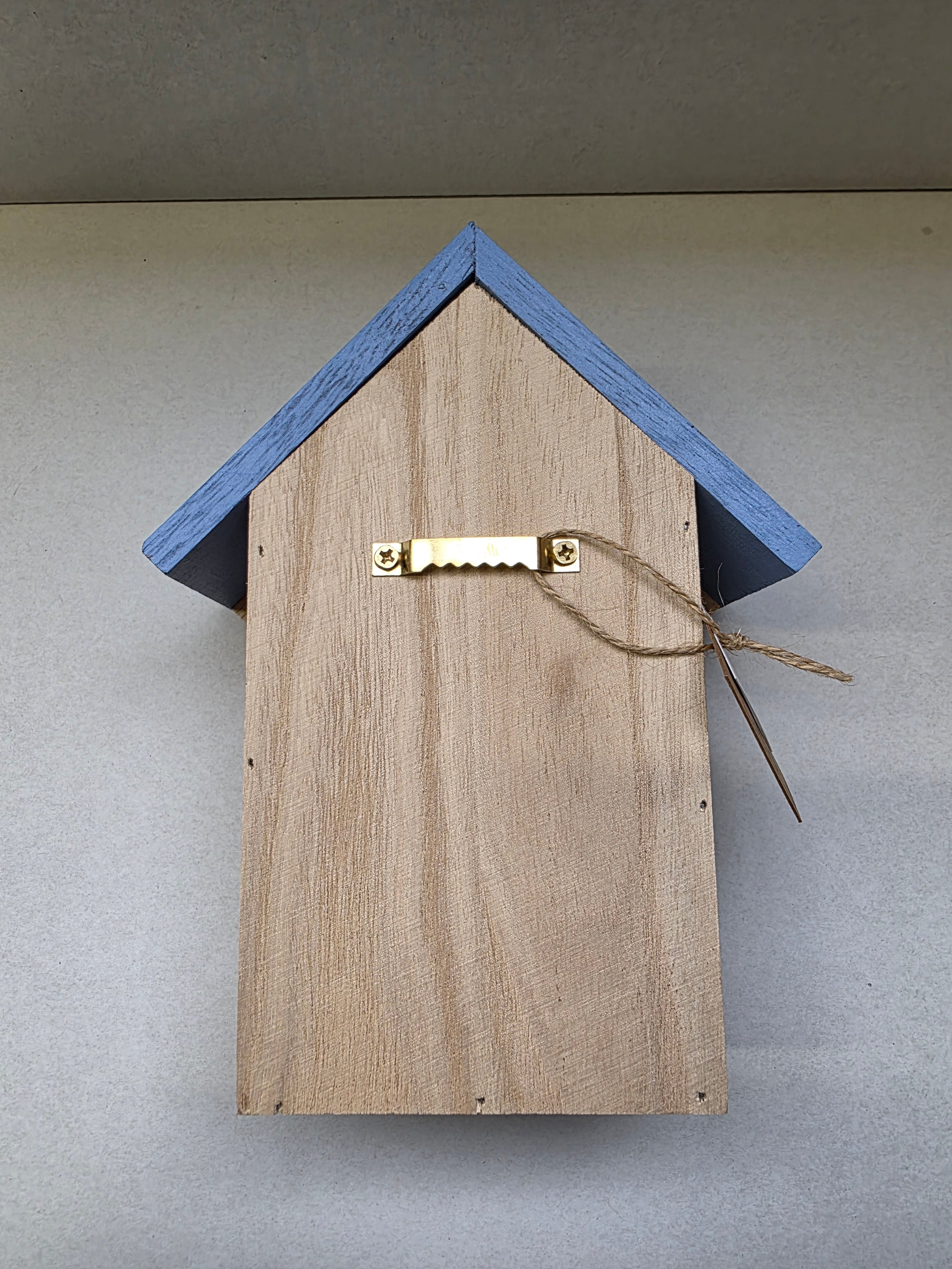 Hanger Birdhouse Cabin Blue (PACK OF 2)