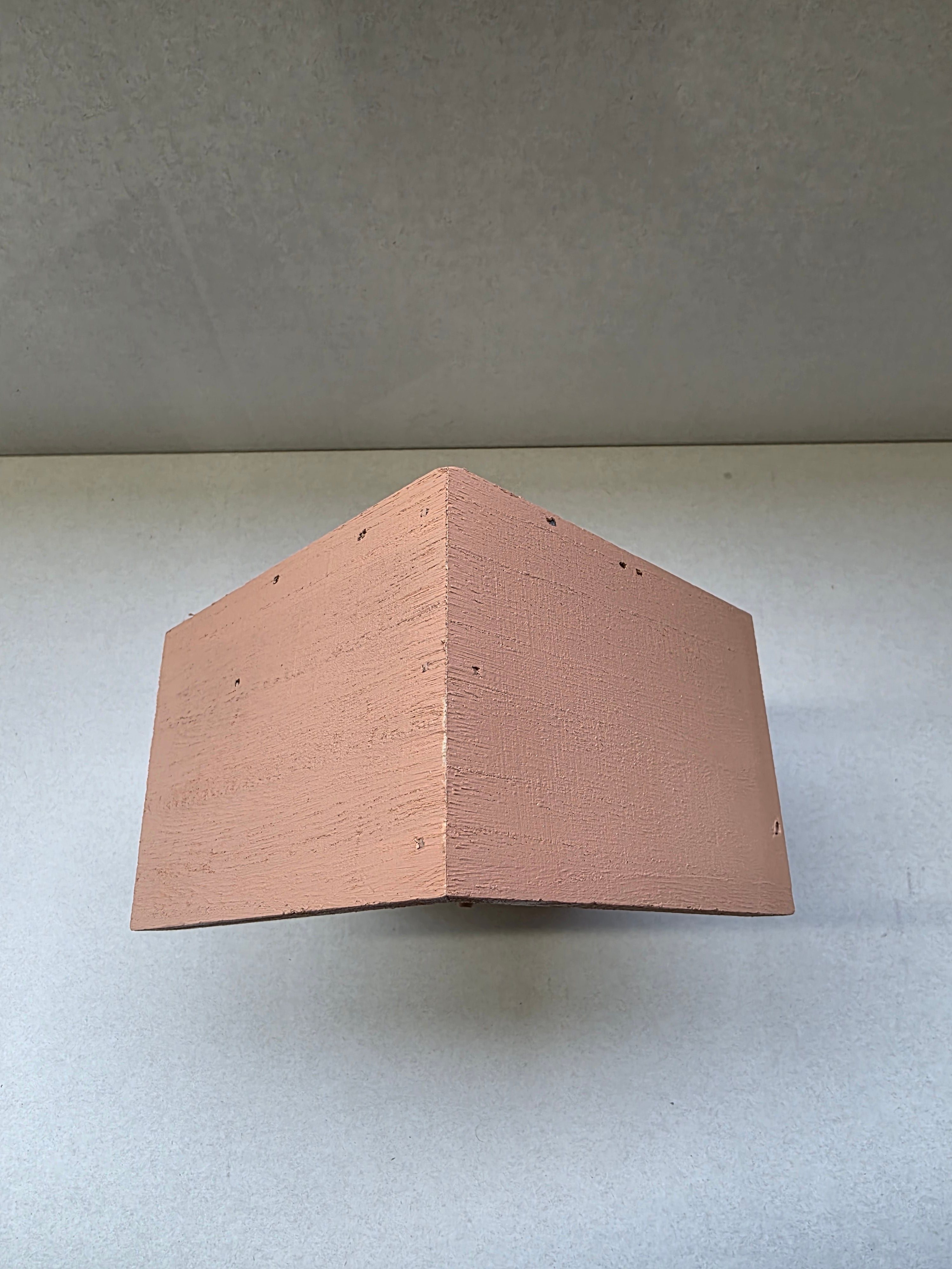 Hanger Birdhouse Cabin Light Pink (PACK OF 2)
