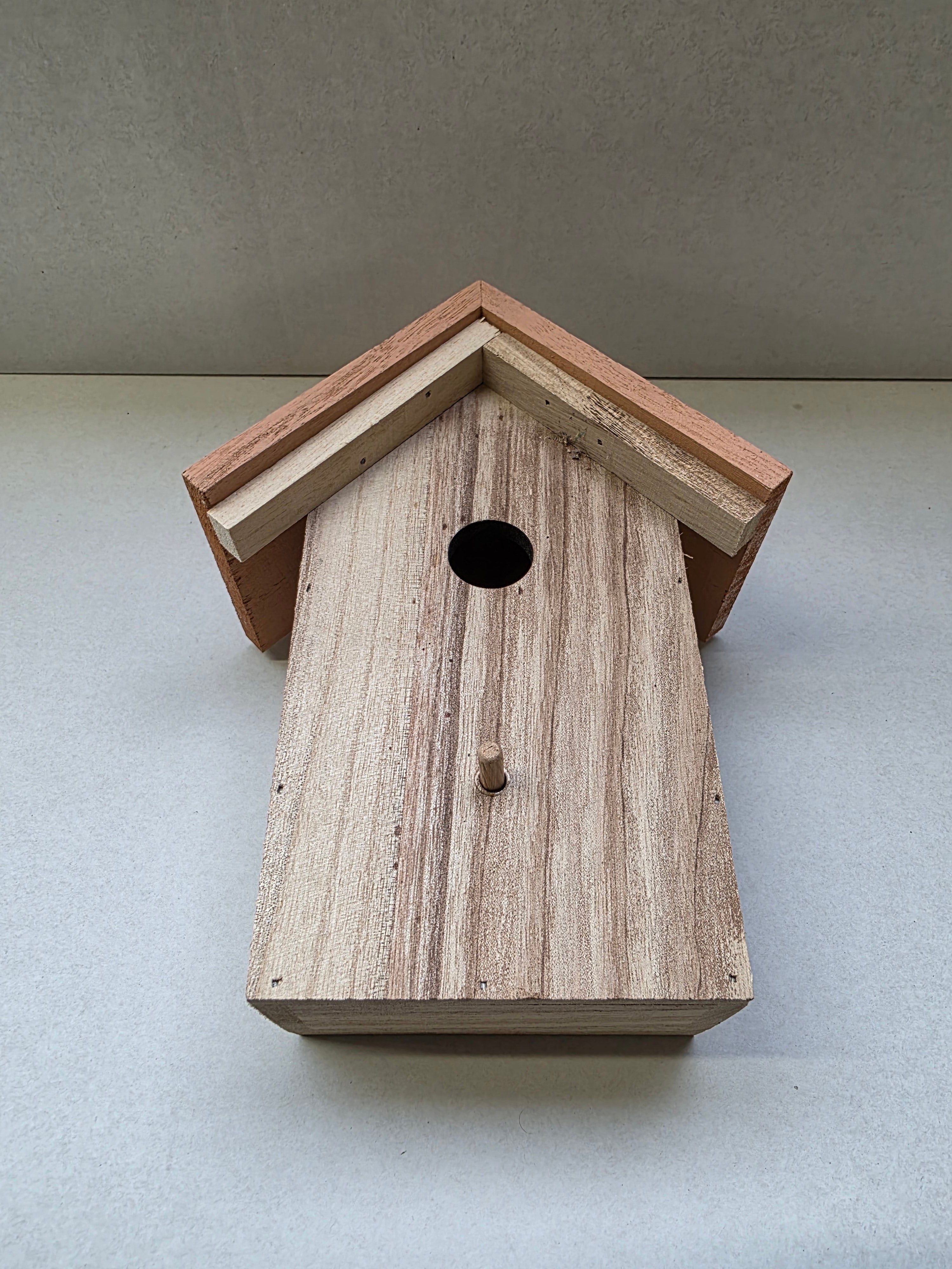 Hanger Birdhouse Cabin Light Pink (PACK OF 2)