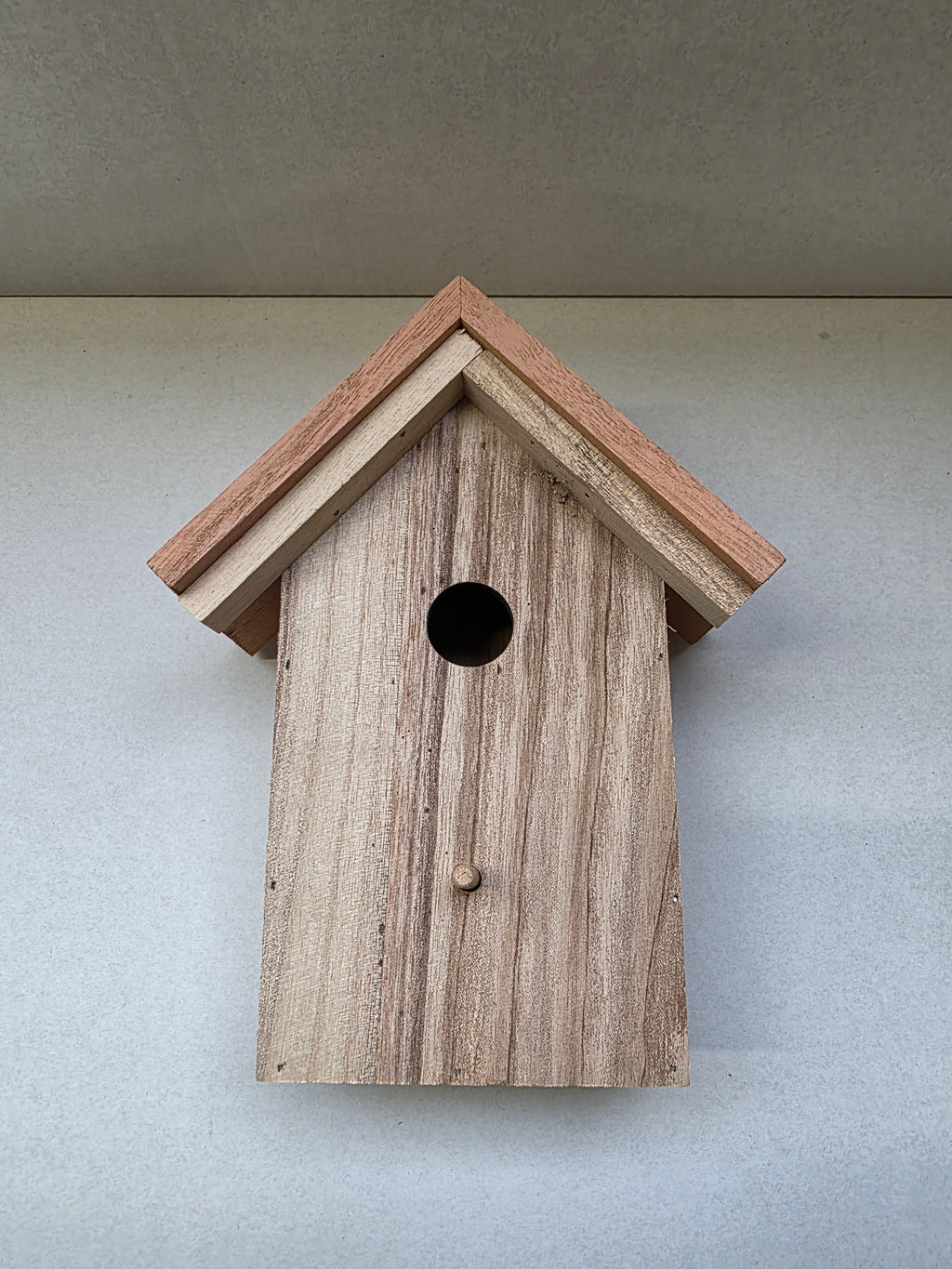 Hanger Birdhouse Cabin Light Pink (PACK OF 2)