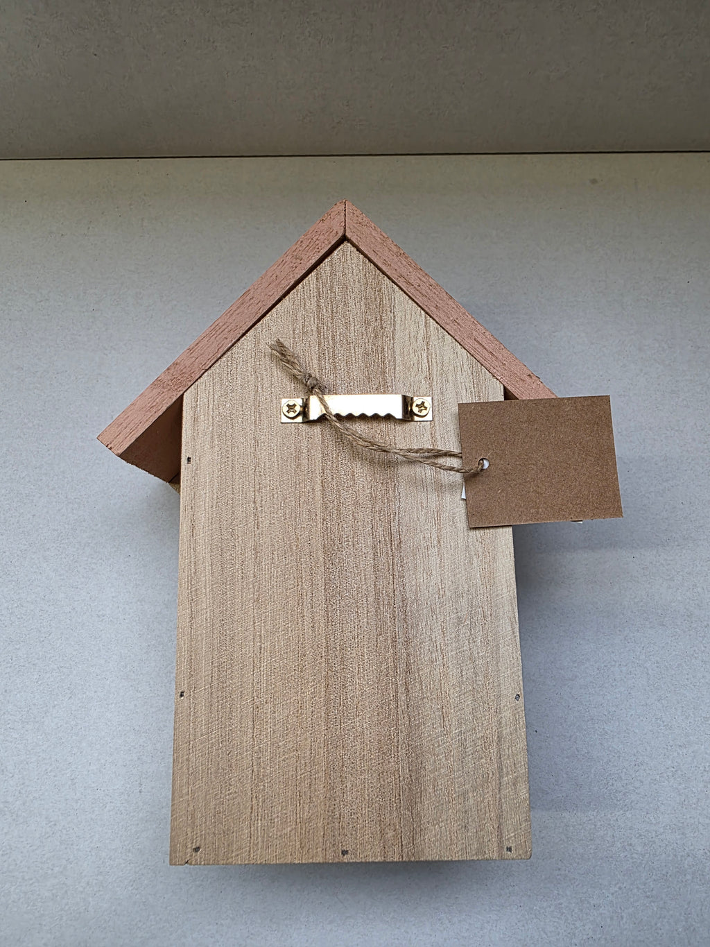 Hanger Birdhouse Cabin Light Pink (PACK OF 2)