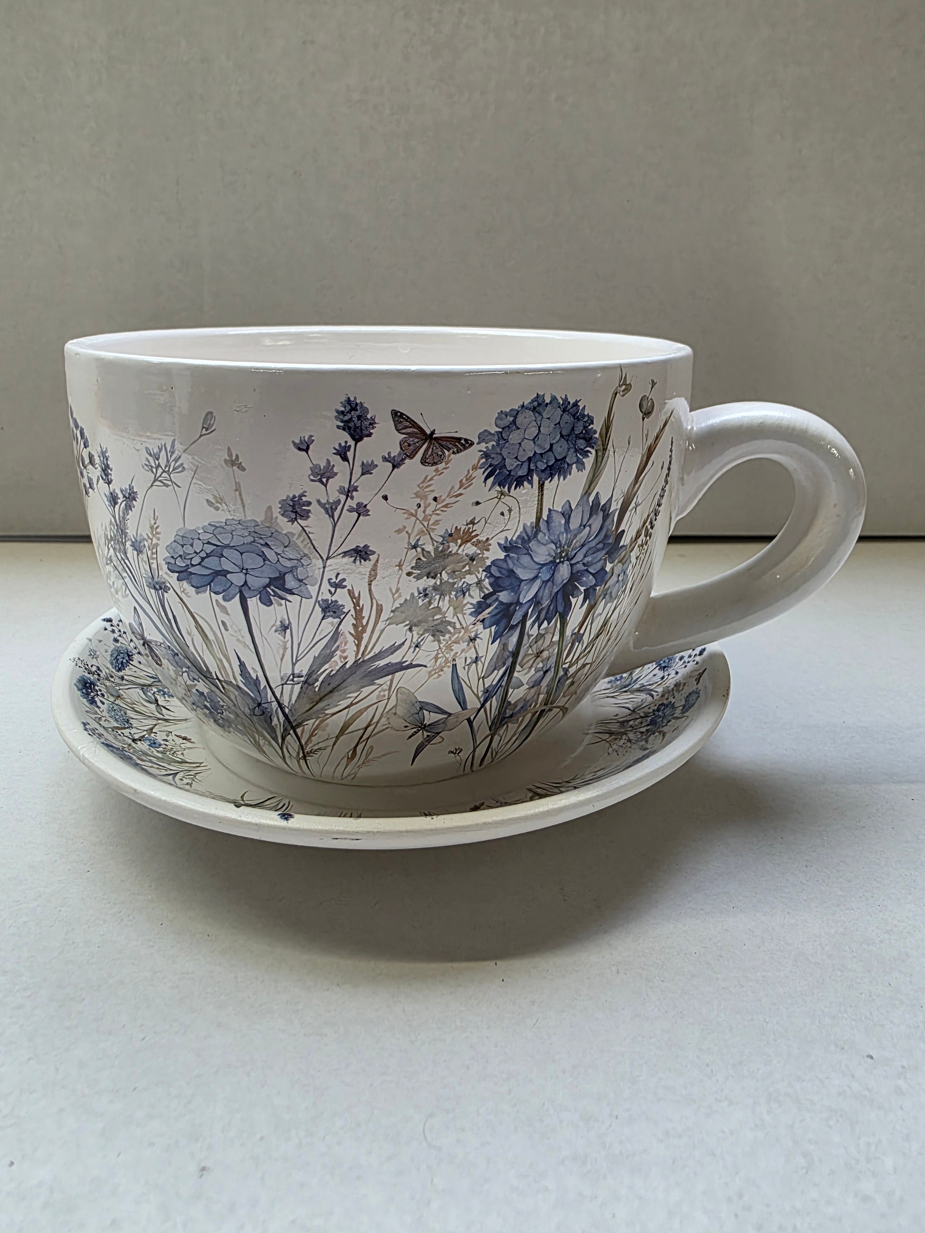 Pot Cup & Saucer Florin 19cm
