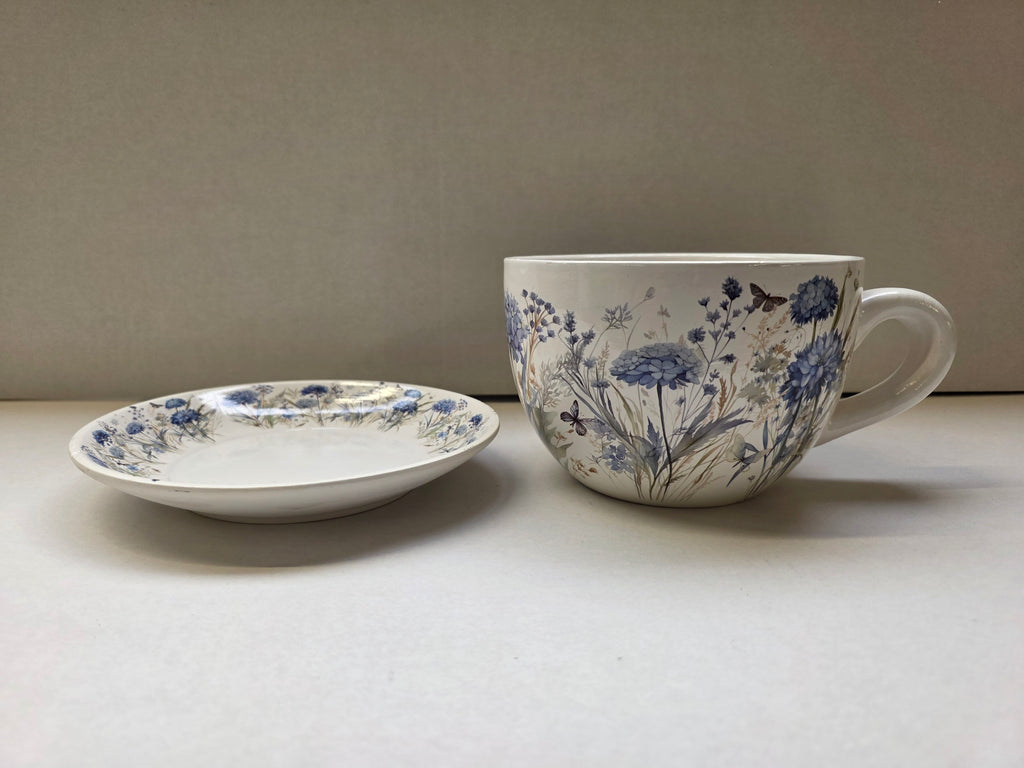 Pot Cup & Saucer Florin 19cm