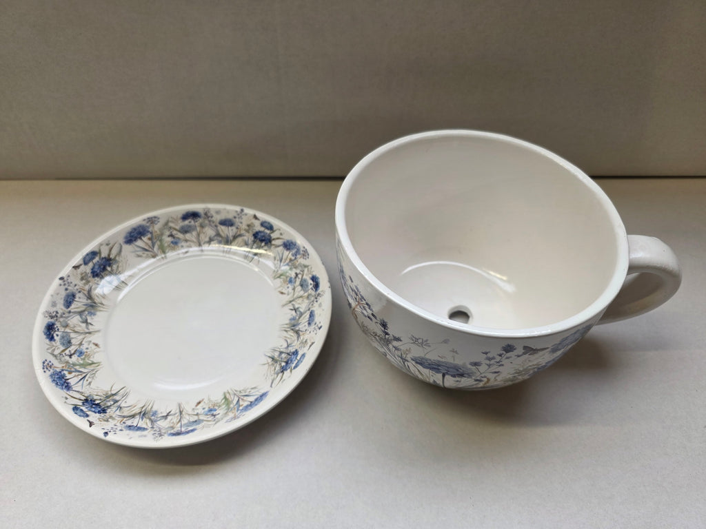 Pot Cup & Saucer Florin 19cm