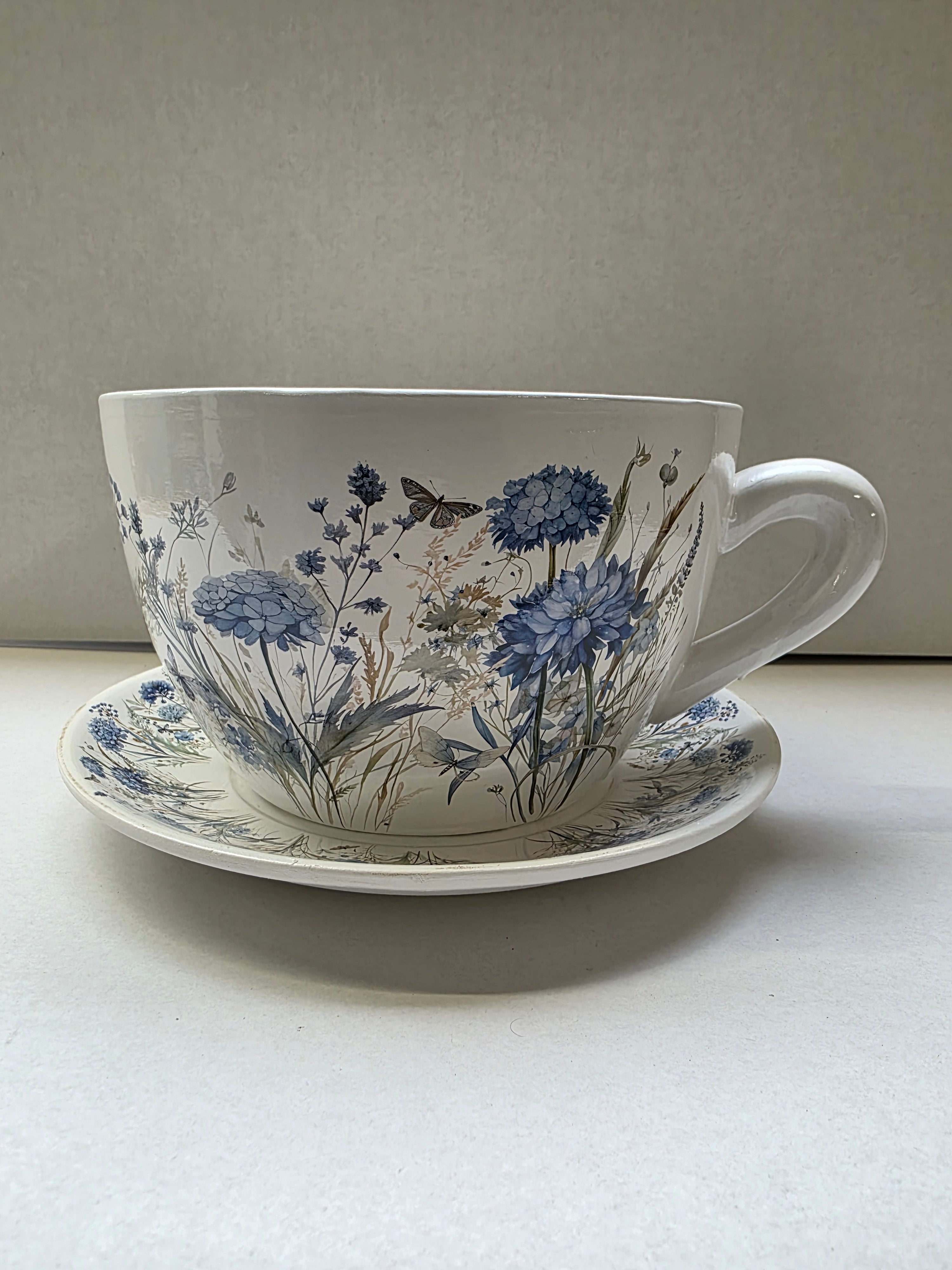 Pot Cup & Saucer Florin 23cm