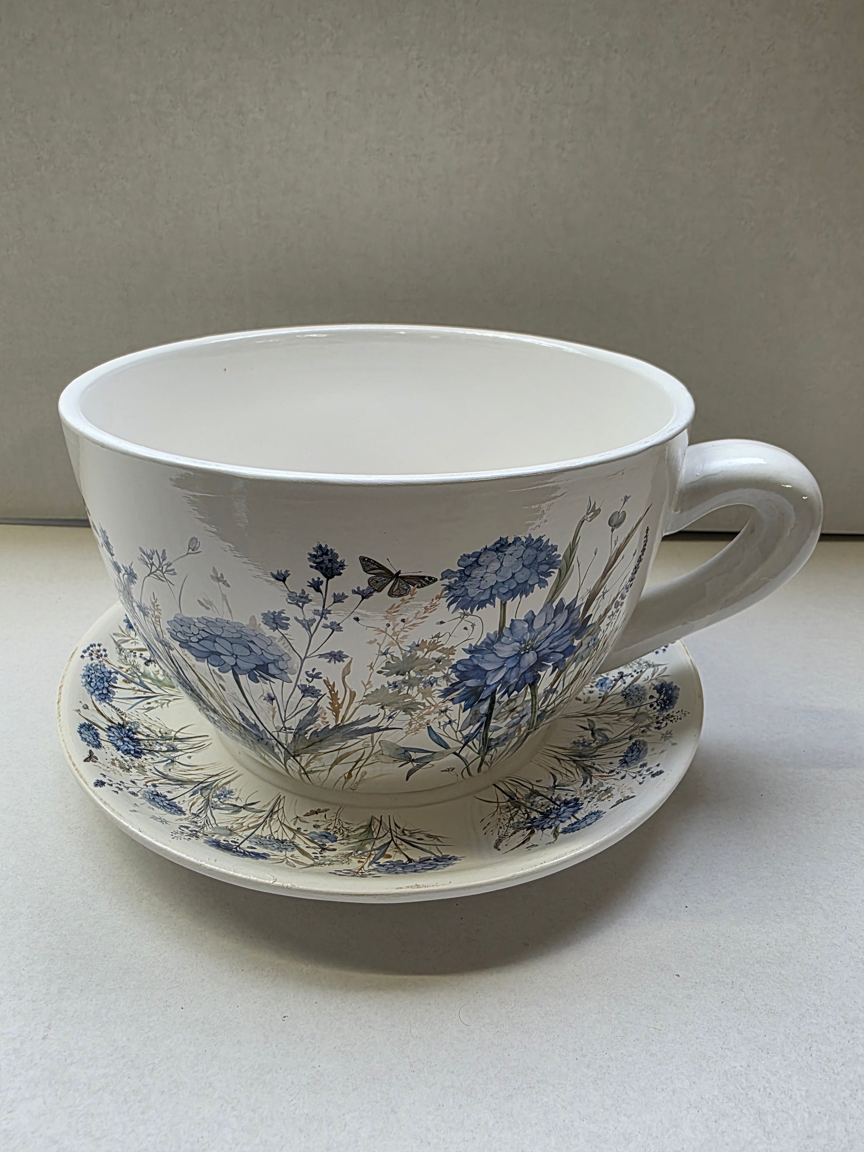 Pot Cup & Saucer Florin 23cm